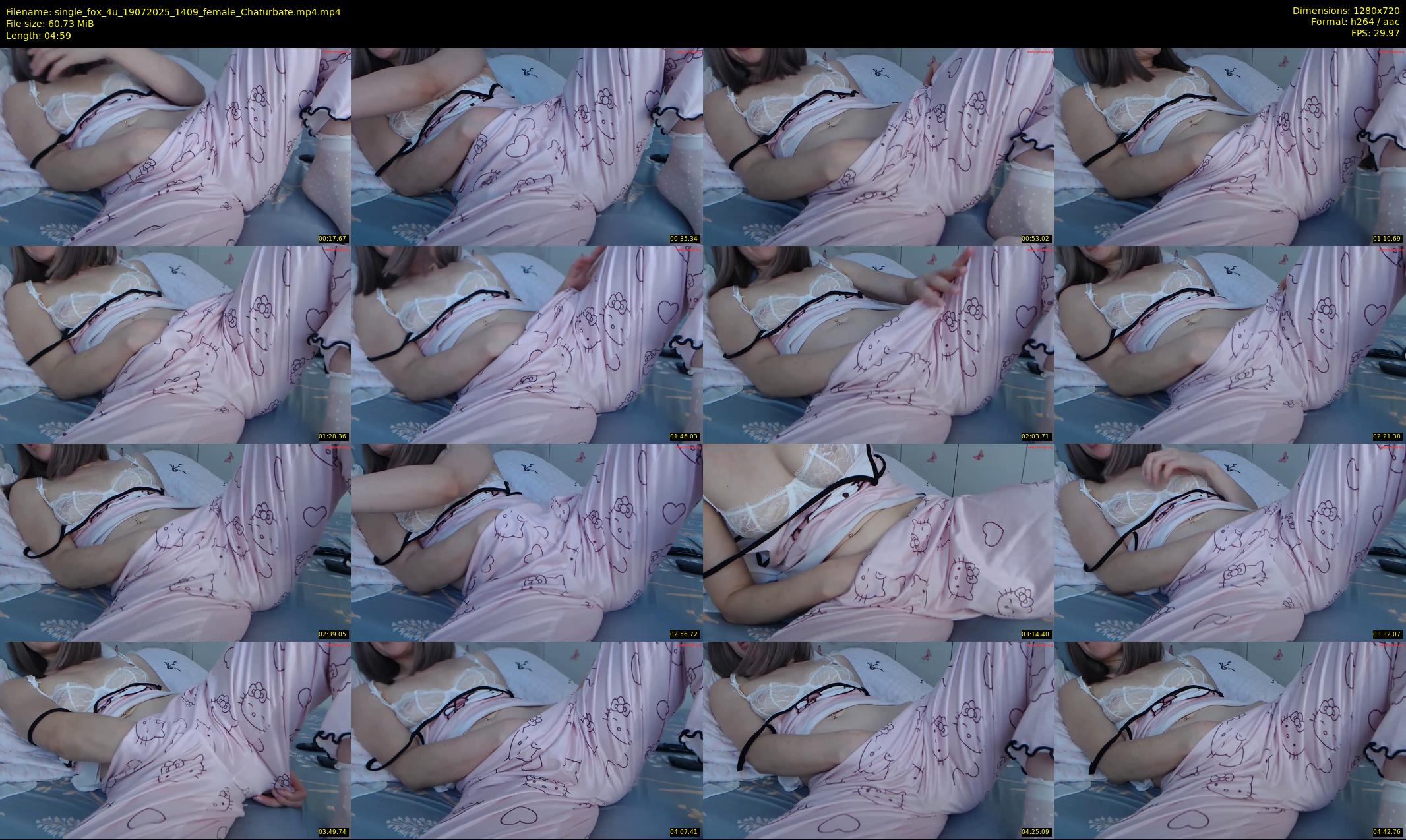 single_fox_4u — 5 minute Chaturbate female cam show recording, 720p, Jul 19, 2025