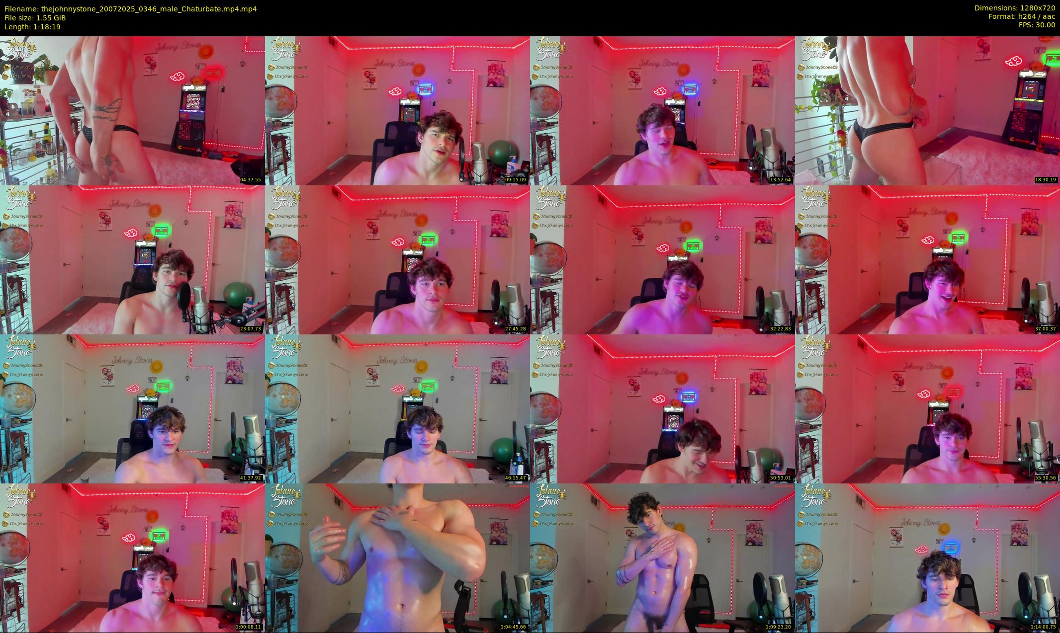 thejohnnystone — 79 minute Chaturbate male cam show recording, 720p, Jul 20, 2025