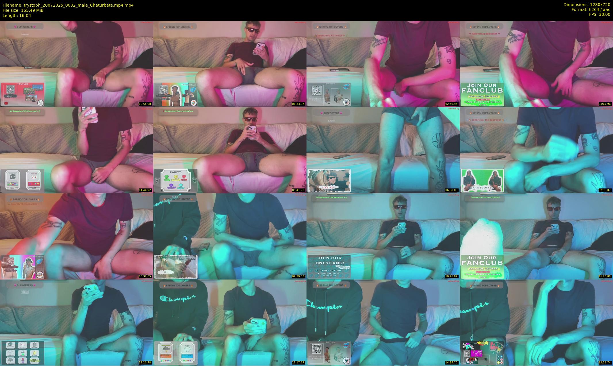 trystoph — 17 minute Chaturbate male cam show recording, 720p, Jul 20, 2025