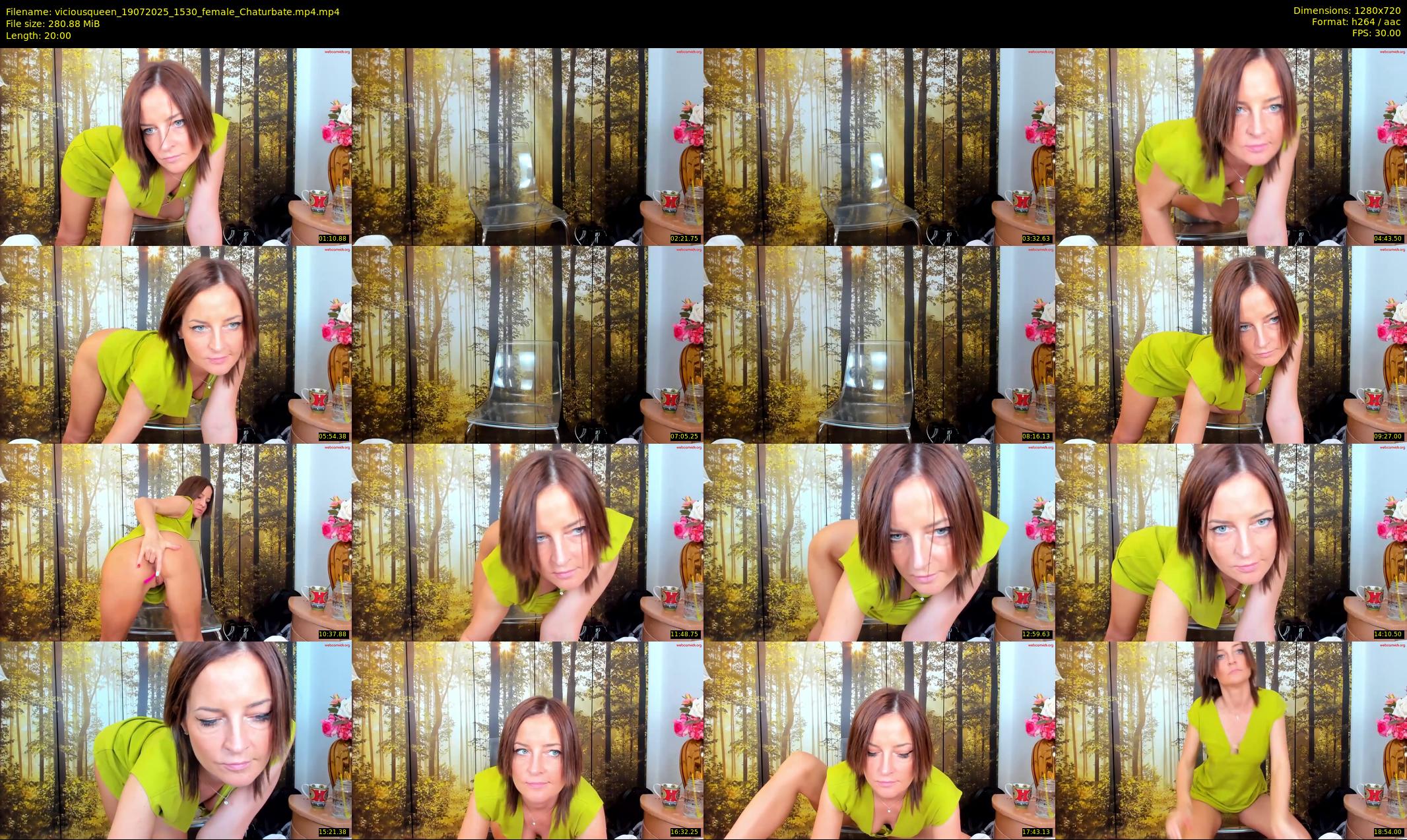 viciousqueen — 20 minute Chaturbate female cam show recording, 720p, Jul 19, 2025
