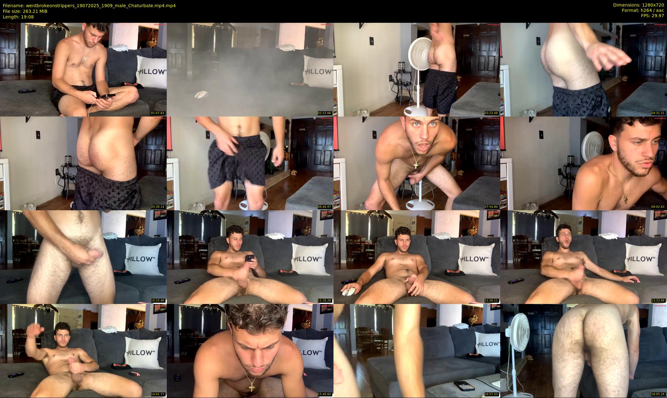 wentbrokeonstrippers — 20 minute Chaturbate male cam show recording, 720p, Jul 19, 2025