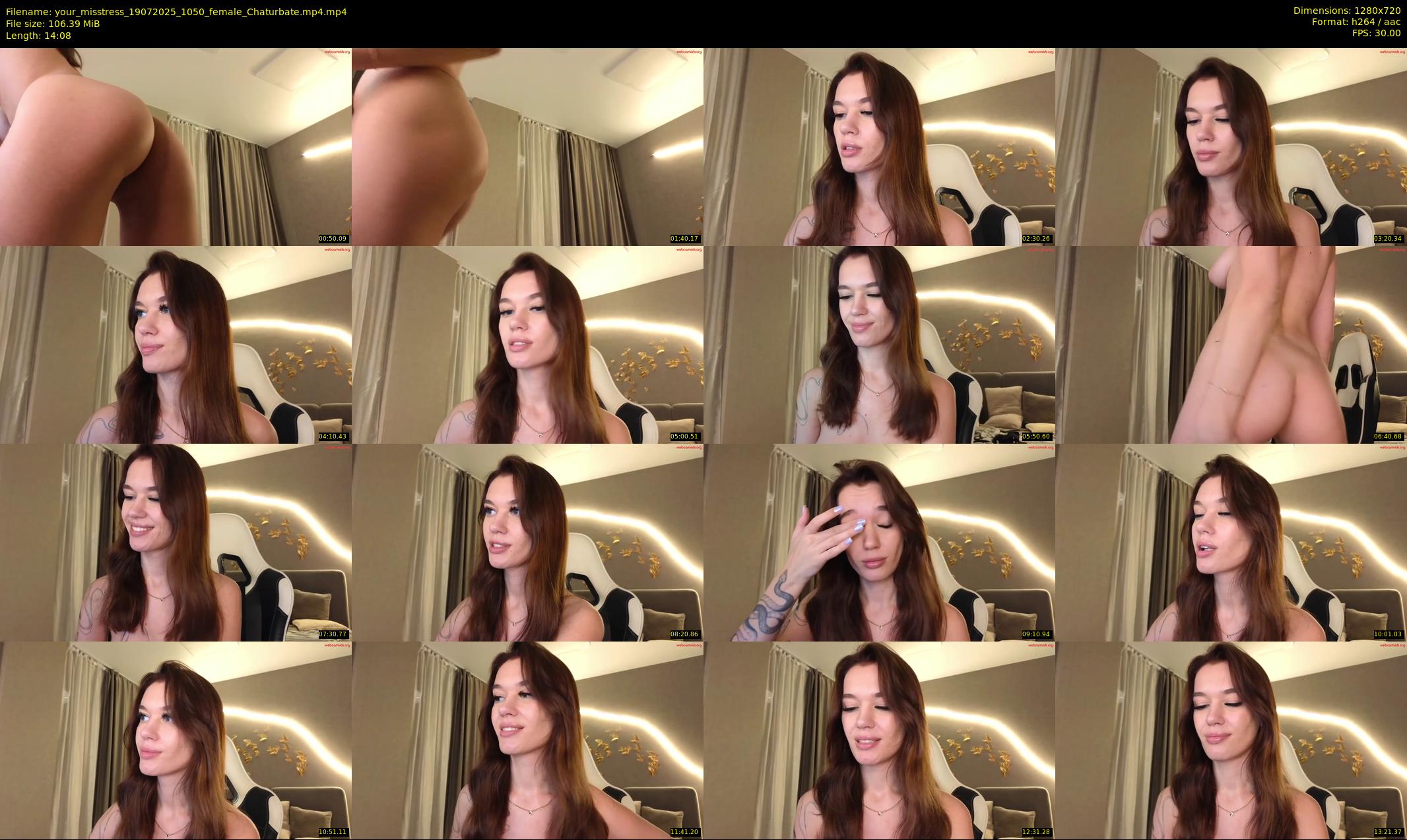 your_misstress — 15 minute Chaturbate female cam show recording, 720p, Jul 19, 2025