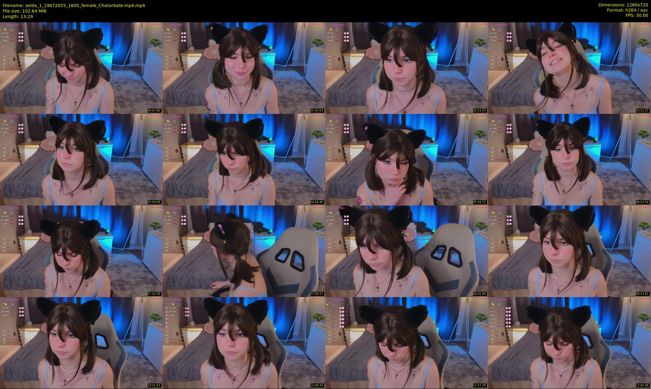 zelda_1 — 14 minute Chaturbate female cam show recording, 720p, Jul 19, 2025