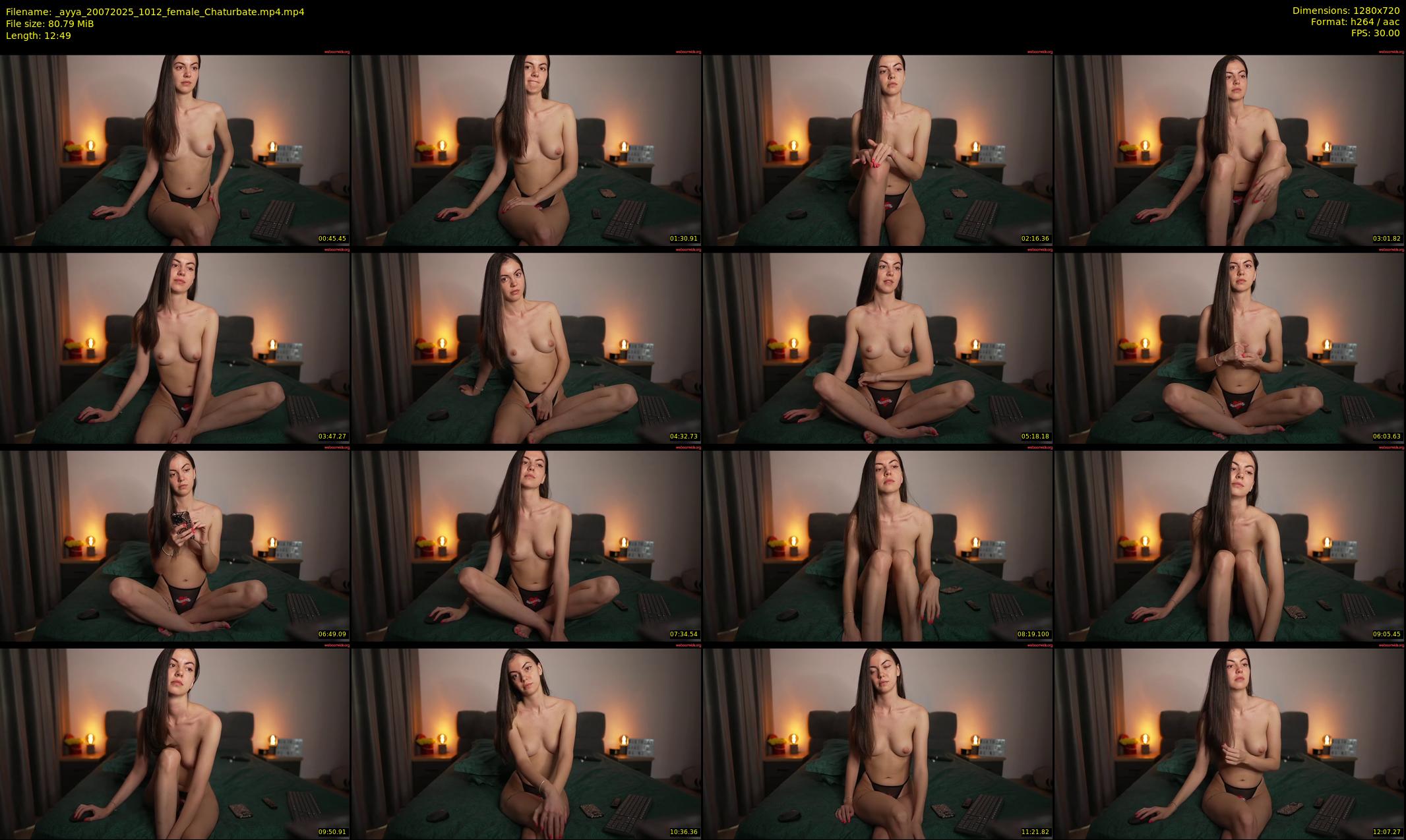 _ayya — 13 minute Chaturbate female cam show recording, 720p, Jul 20, 2025