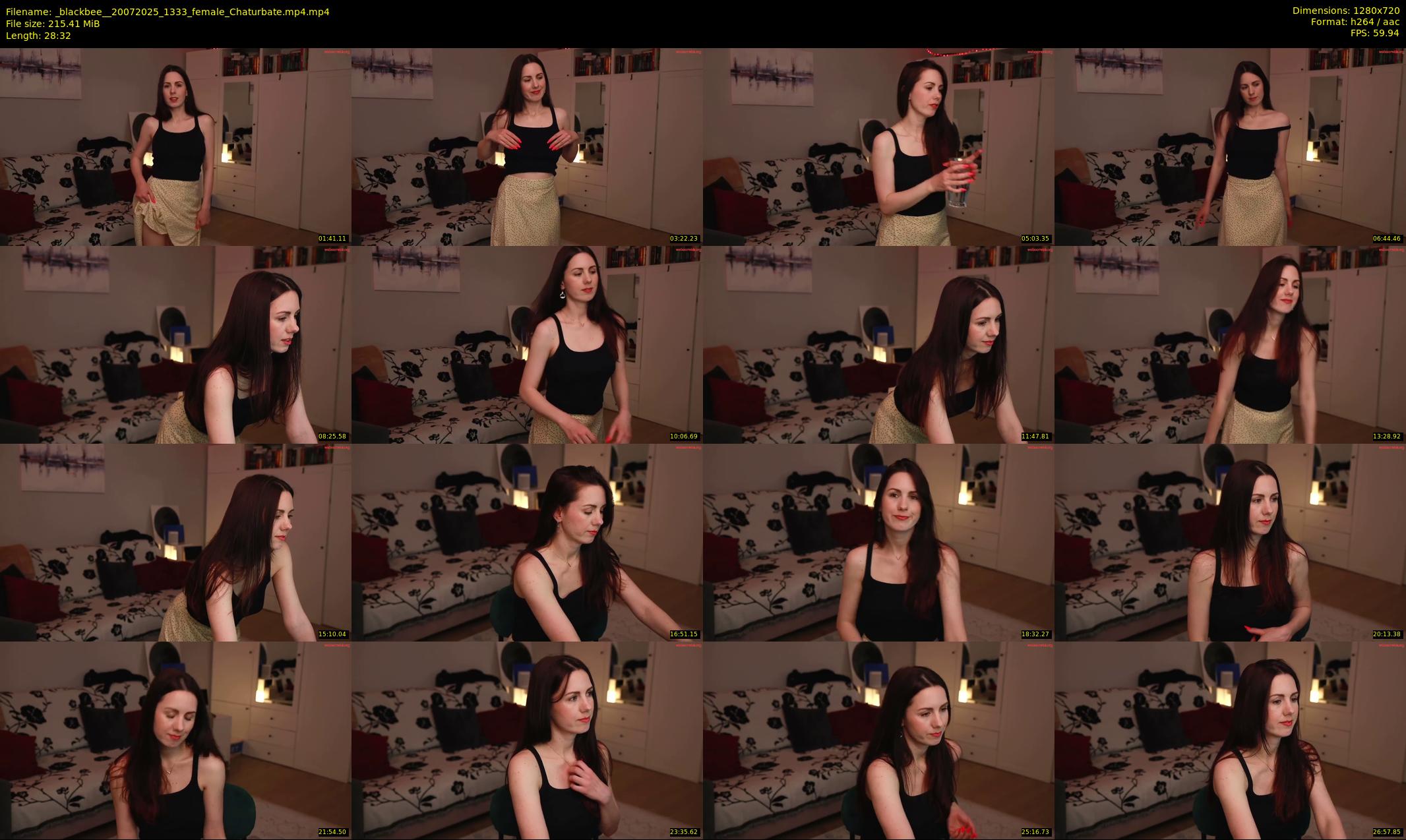 _blackbee_ — 29 minute Chaturbate female cam show recording, 720p, Jul 20, 2025