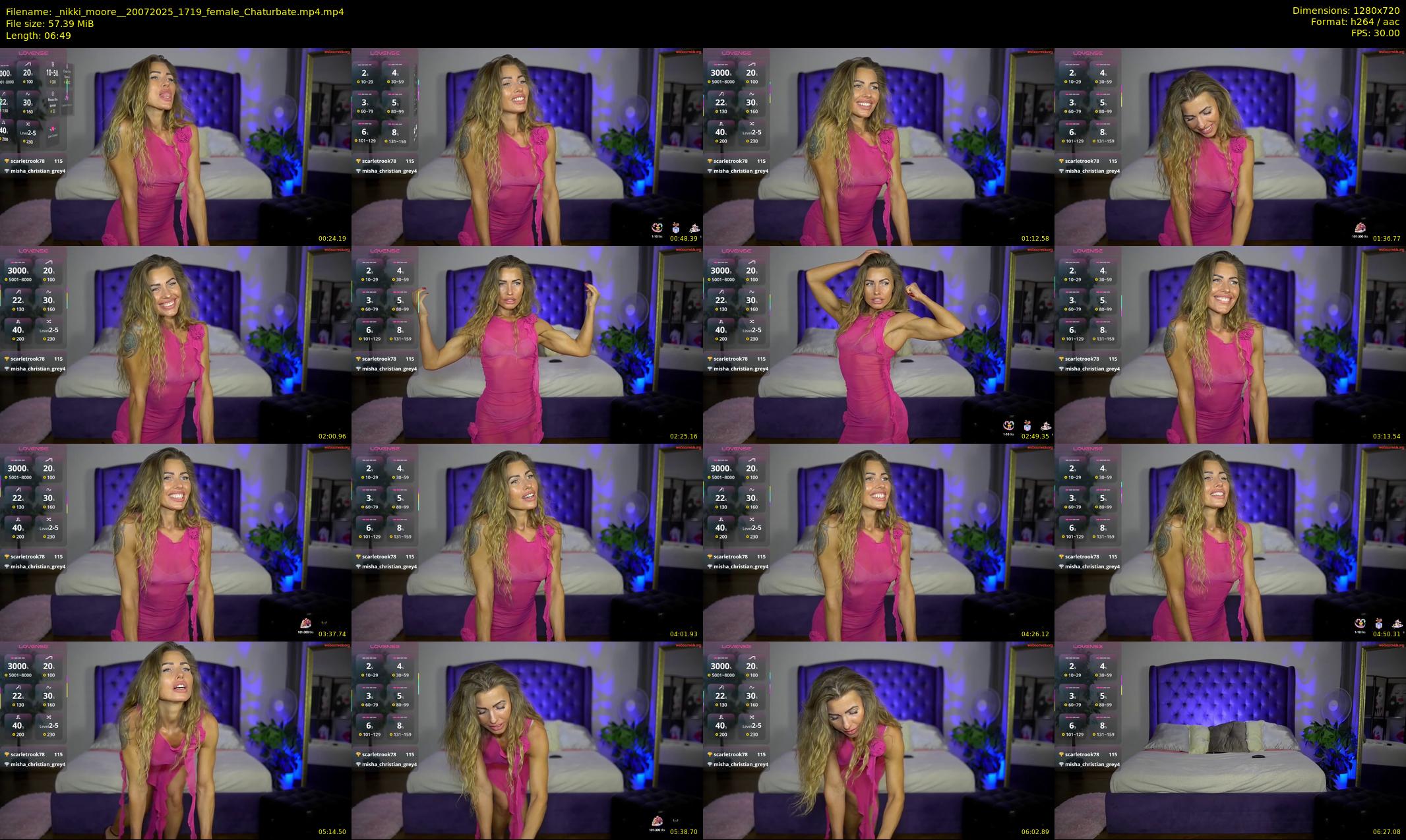 _nikki_moore_ — 7 minute Chaturbate female cam show recording, 720p, Jul 20, 2025