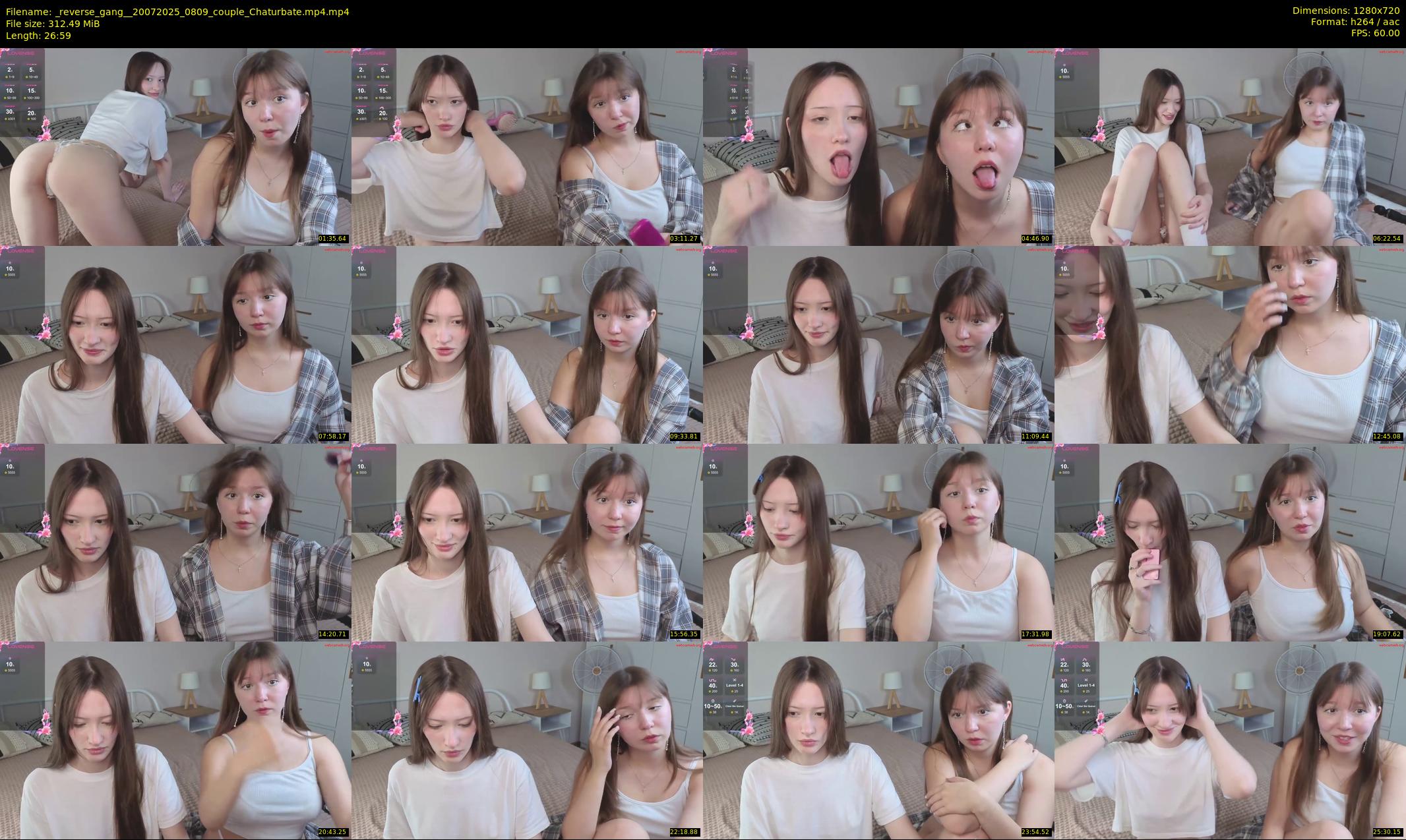 _reverse_gang_ — 27 minute Chaturbate couple cam show recording, 720p, Jul 20, 2025