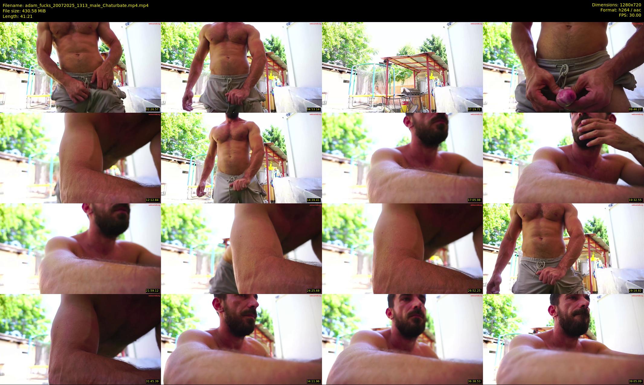 adam_fucks — 42 minute Chaturbate male cam show recording, 720p, Jul 20, 2025