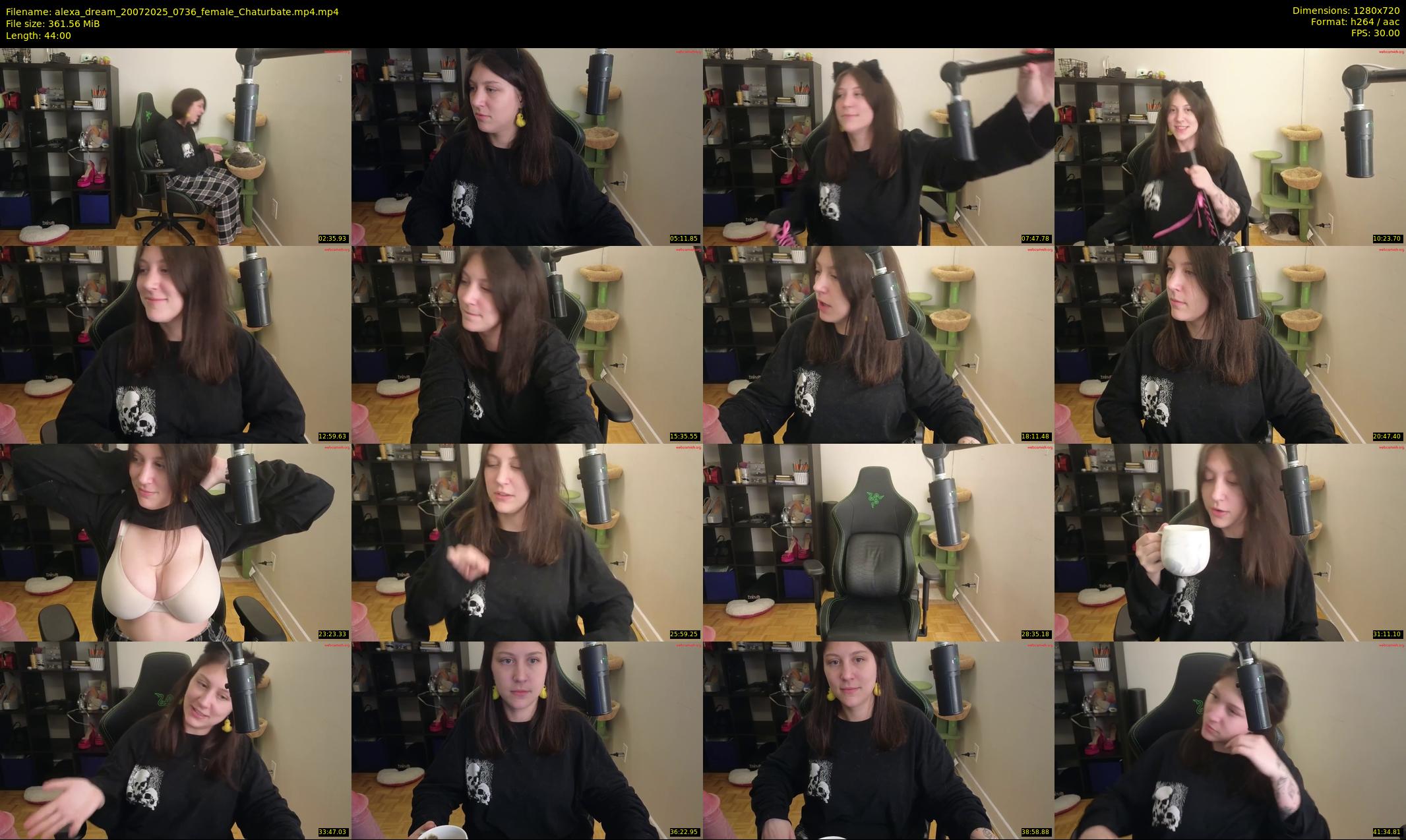 alexa_dream — 44 minute Chaturbate female cam show recording, 720p, Jul 20, 2025