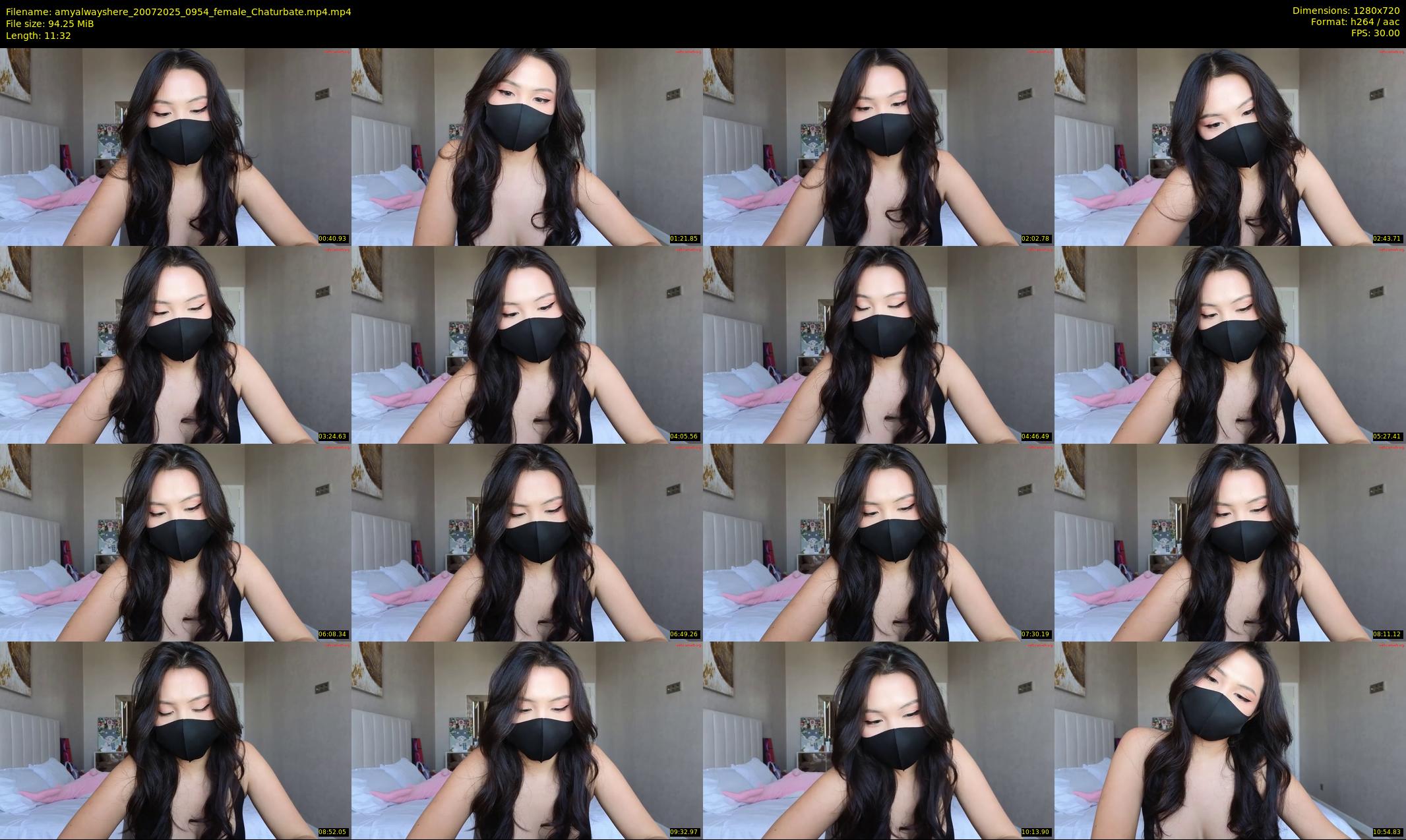 amyalwayshere — 12 minute Chaturbate female cam show recording, 720p, Jul 20, 2025