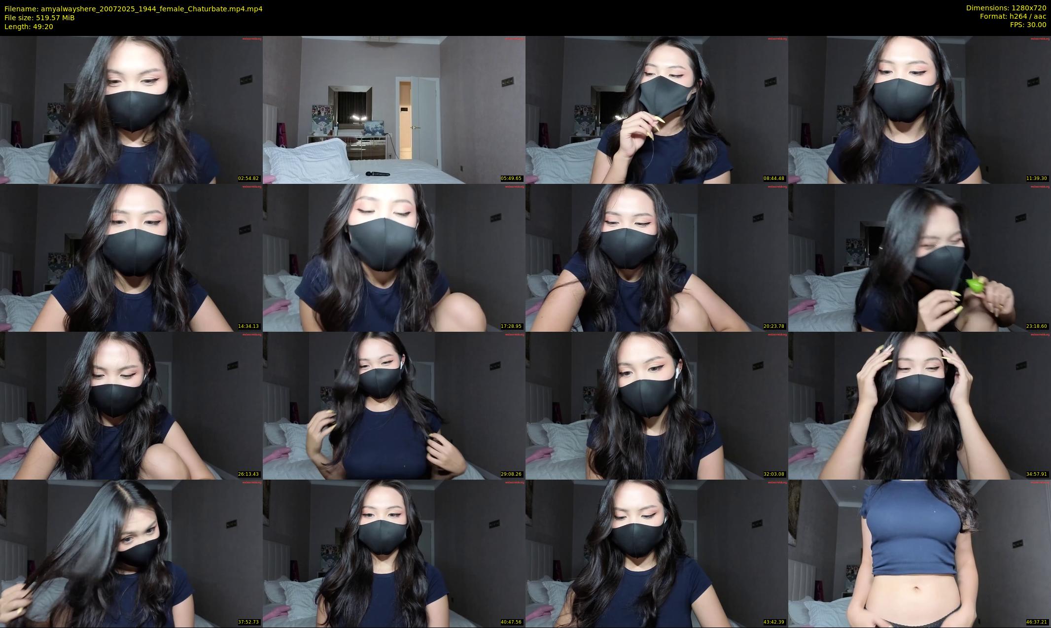 amyalwayshere — 50 minute Chaturbate female cam show recording, 720p, Jul 20, 2025