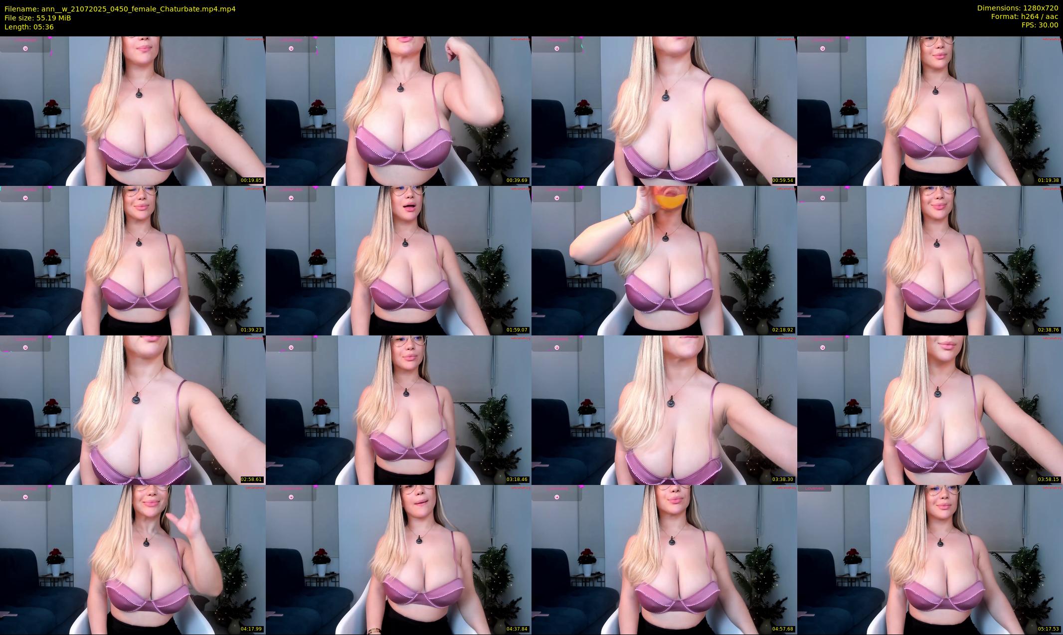 ann__w — 6 minute Chaturbate female cam show recording, 720p, Jul 21, 2025