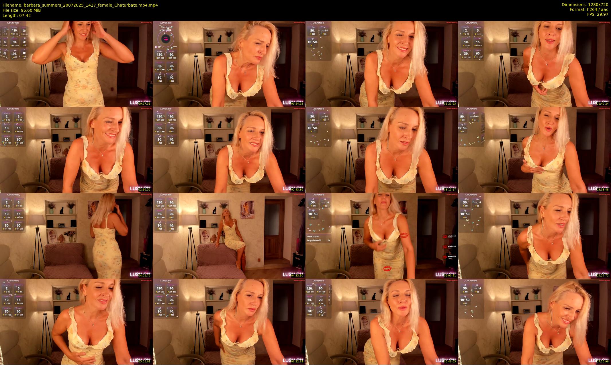 barbara_summers — 8 minute Chaturbate female cam show recording, 720p, Jul 20, 2025