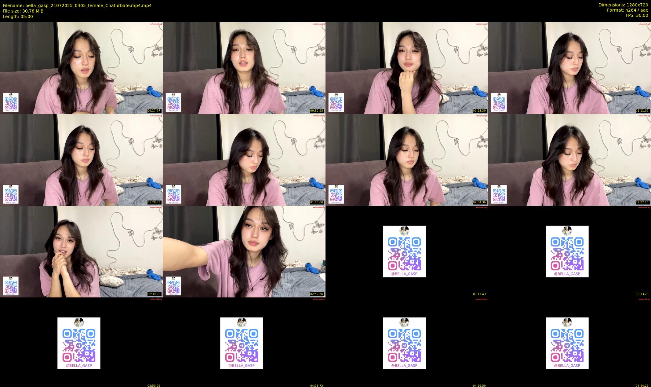 bella_gasp — 5 minute Chaturbate female cam show recording, 720p, Jul 21, 2025