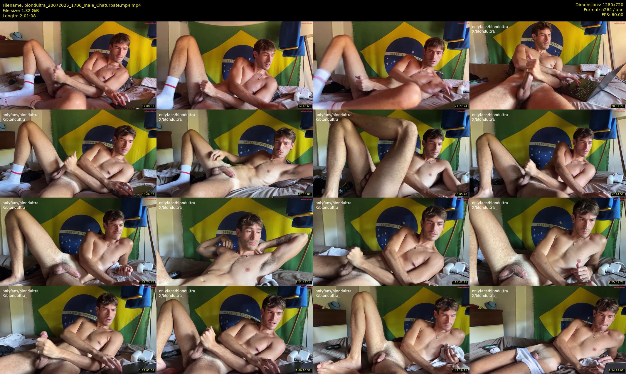 blondultra — 122 minute Chaturbate male cam show recording, 720p, Jul 20, 2025