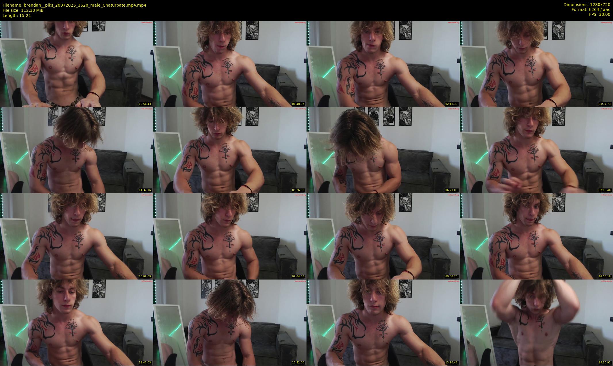 brendan__piks — 16 minute Chaturbate male cam show recording, 720p, Jul 20, 2025