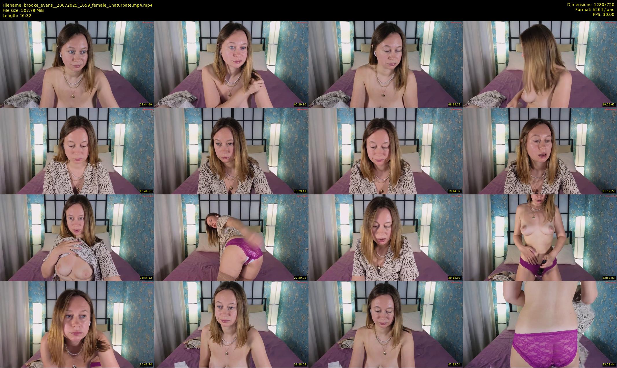 brooke_evans_ — 47 minute Chaturbate female cam show recording, 720p, Jul 20, 2025