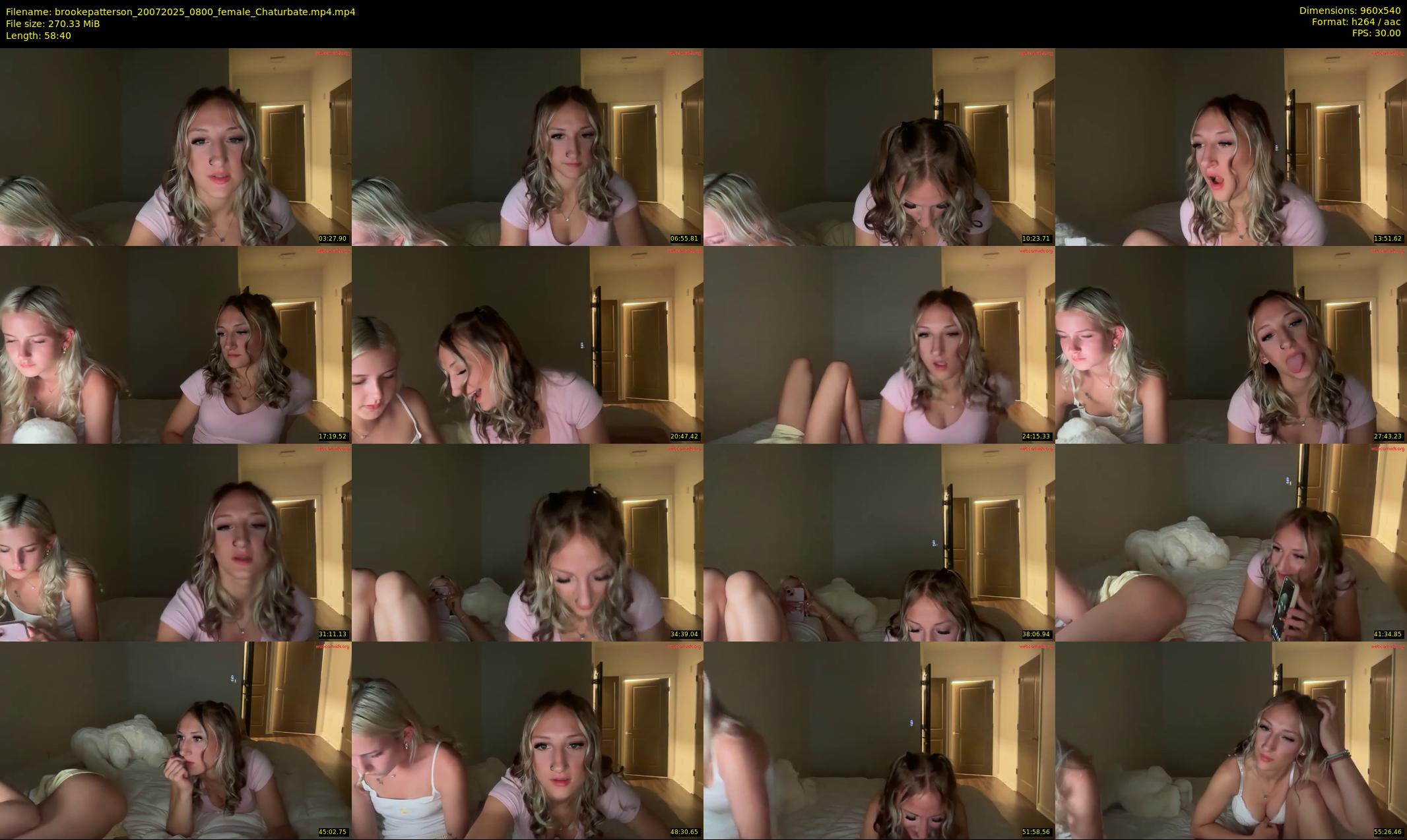 brookepatterson — 59 minute Chaturbate female cam show recording, 480p, Jul 20, 2025