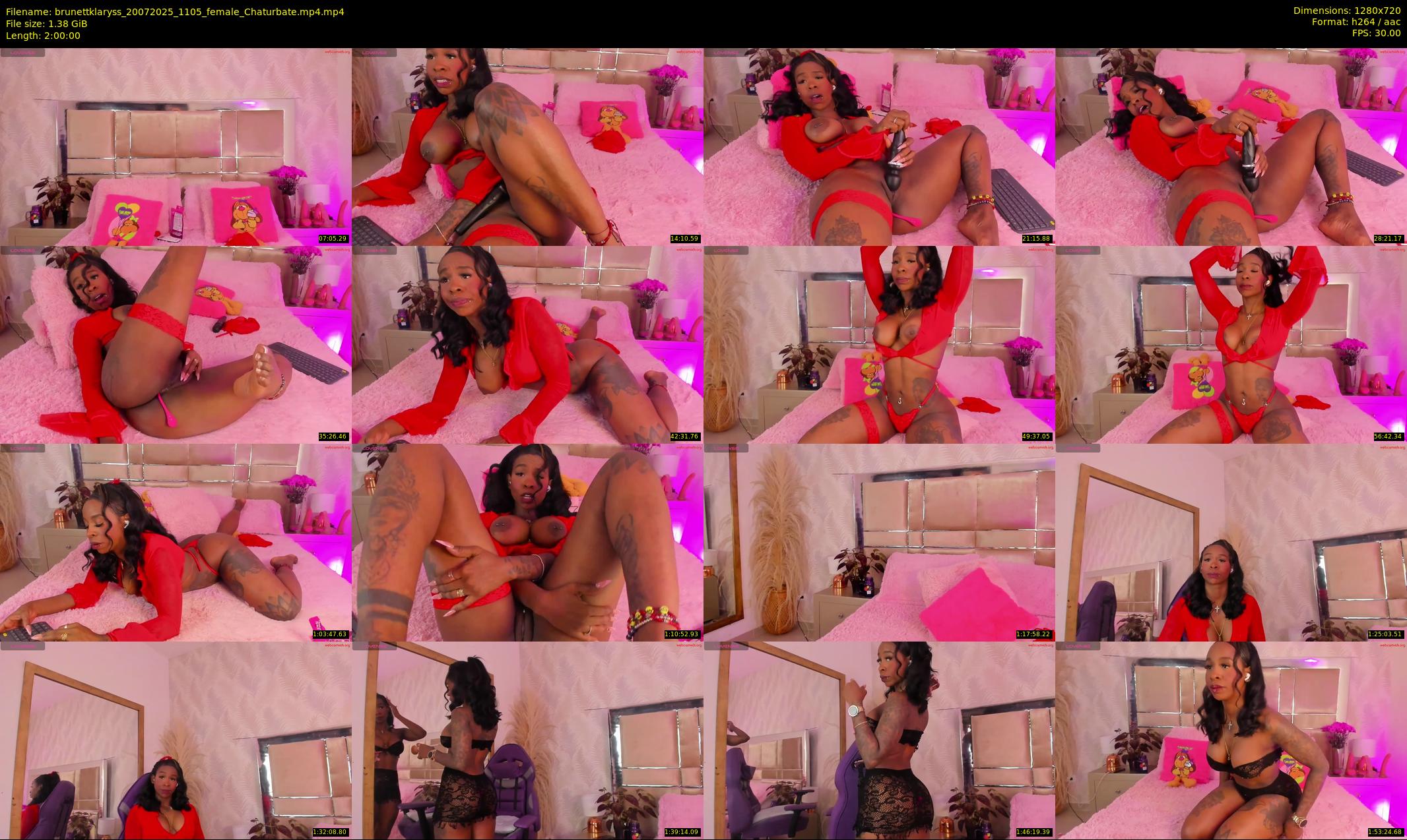 brunettklaryss — 120 minute Chaturbate female cam show recording, 720p, Jul 20, 2025
