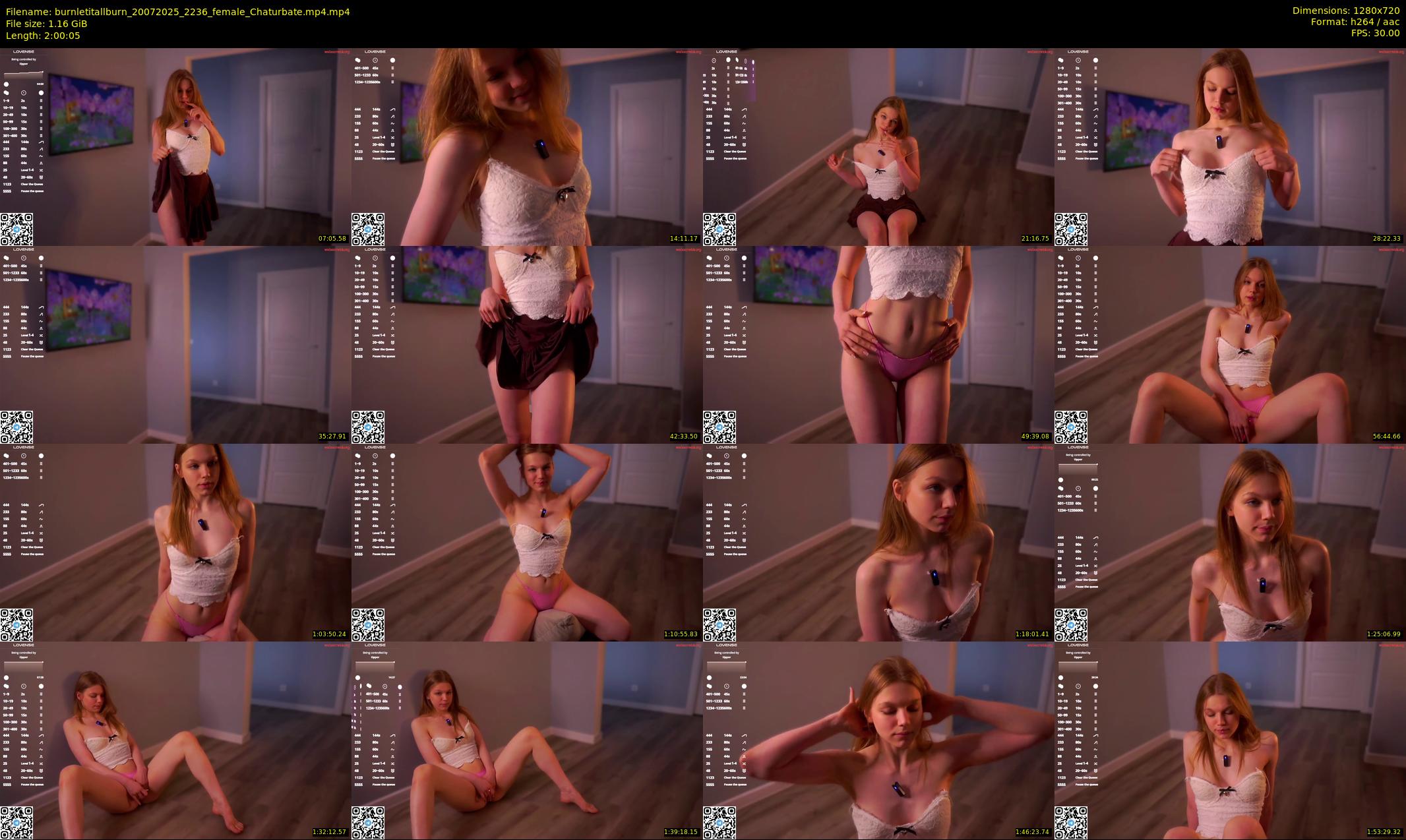 burnletitallburn — 121 minute Chaturbate female cam show recording, 720p, Jul 20, 2025