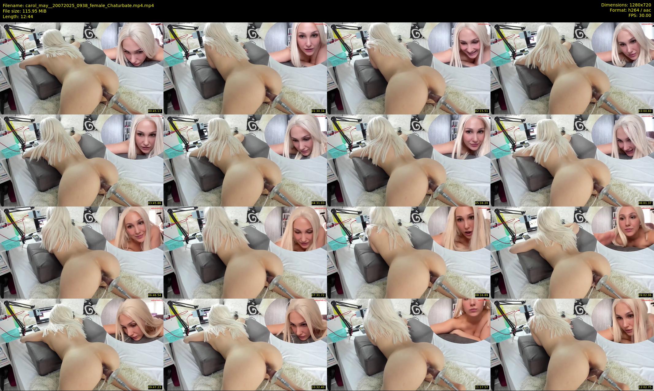 carol_may_ — 13 minute Chaturbate female cam show recording, 720p, Jul 20, 2025