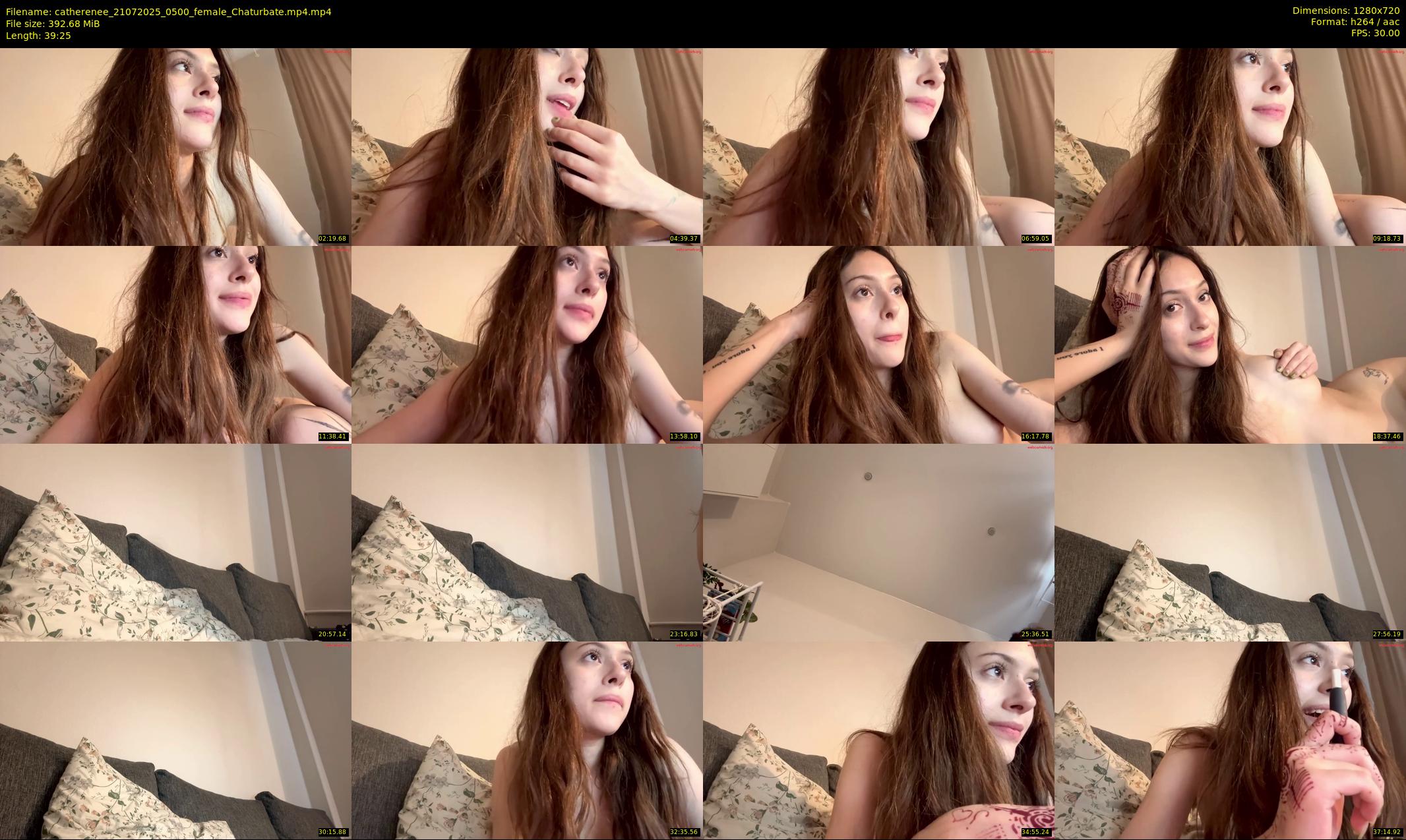 catherenee — 40 minute Chaturbate female cam show recording, 720p, Jul 21, 2025