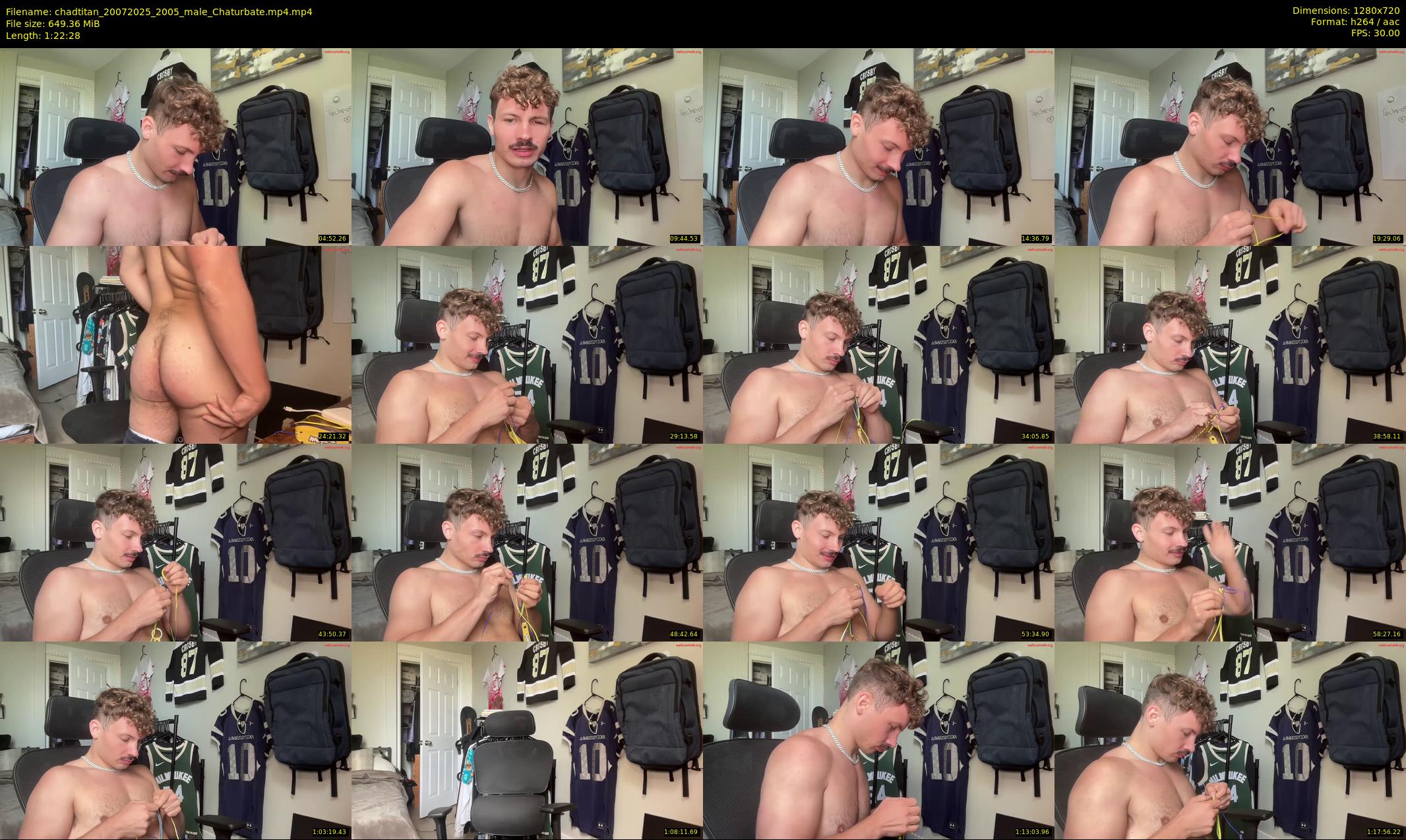 chadtitan — 83 minute Chaturbate male cam show recording, 720p, Jul 20, 2025