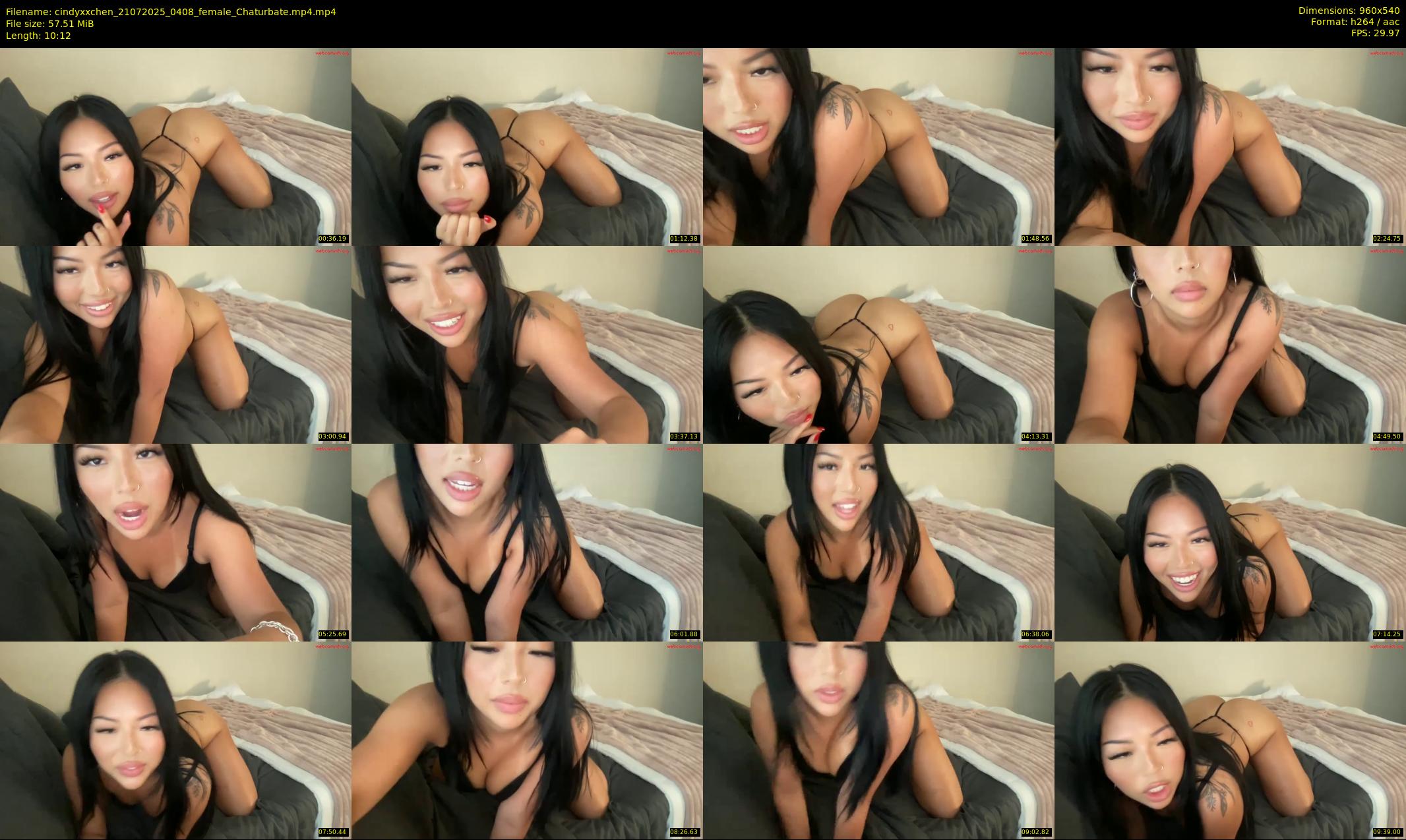 cindyxxchen — 11 minute Chaturbate female cam show recording, 480p, Jul 21, 2025