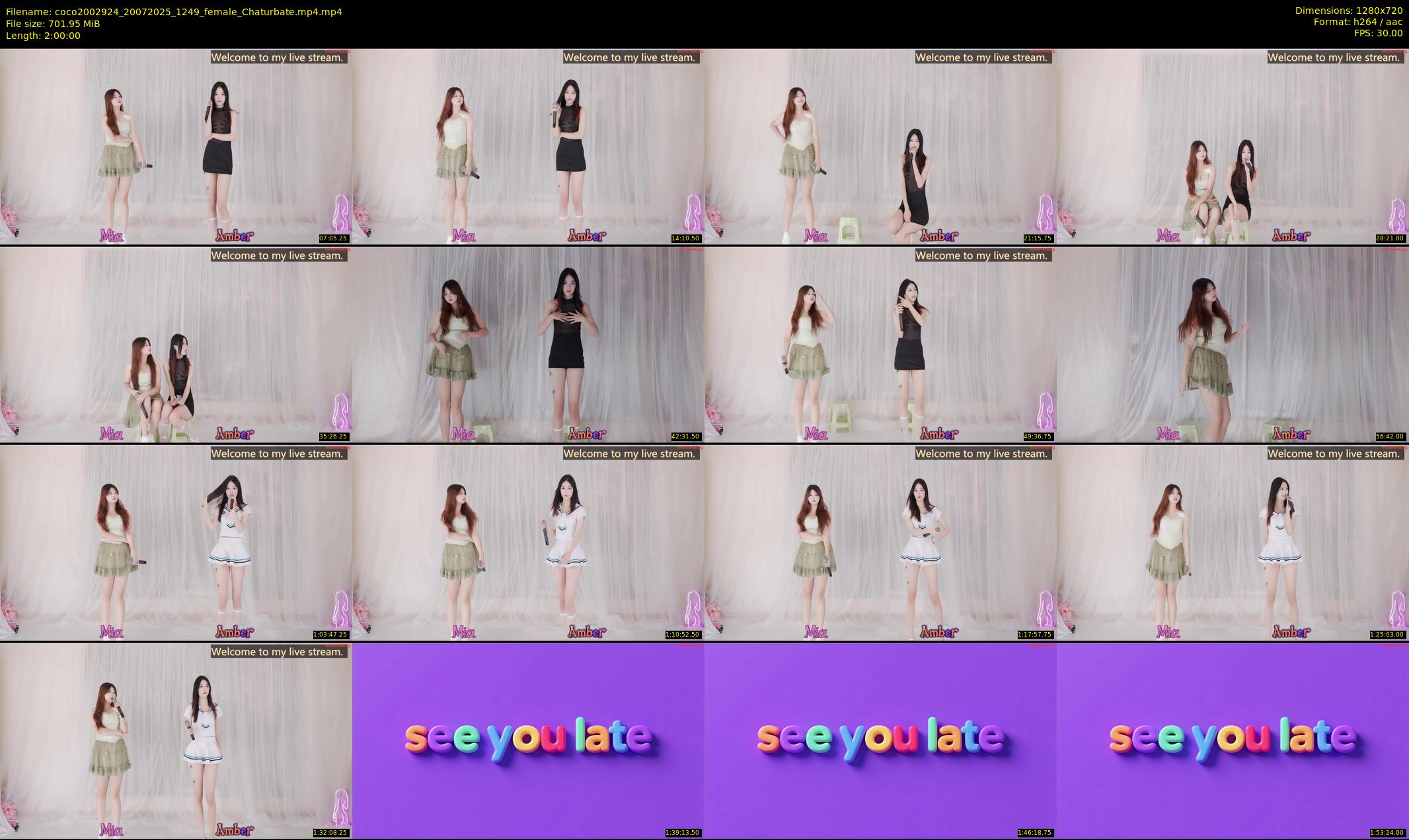 coco2002924 — 120 minute Chaturbate female cam show recording, 720p, Jul 20, 2025