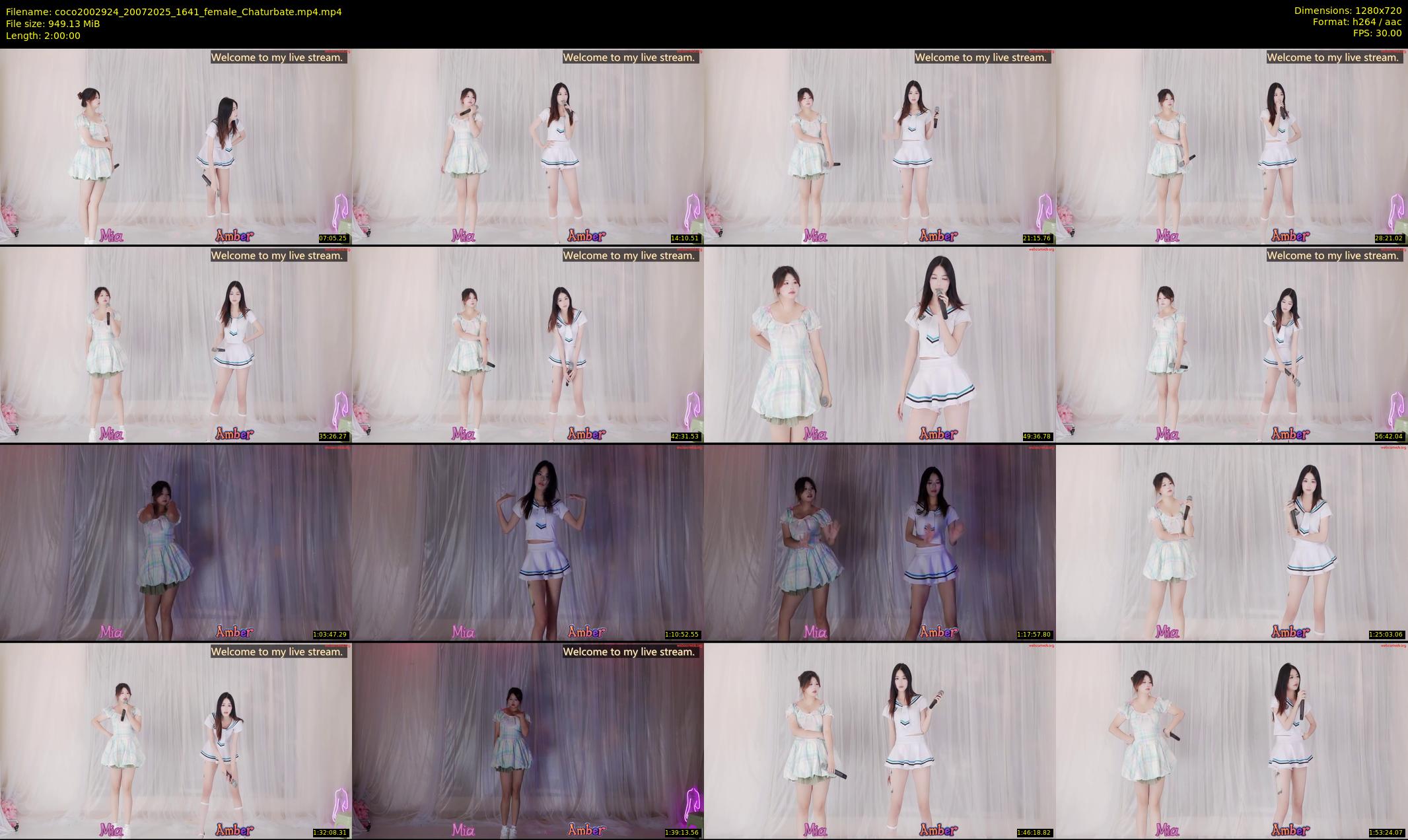 coco2002924 — 120 minute Chaturbate female cam show recording, 720p, Jul 20, 2025