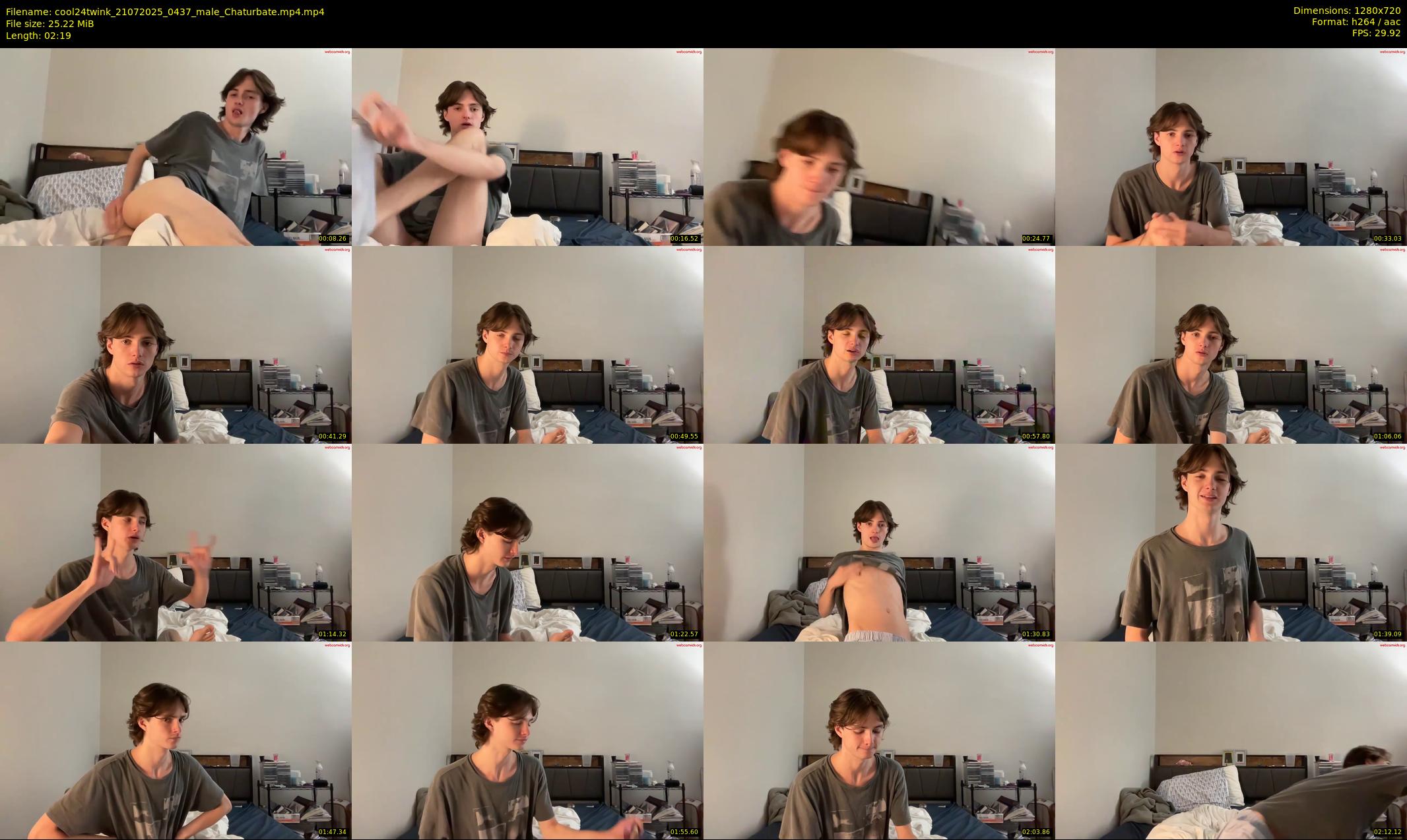 cool24twink — 3 minute Chaturbate male cam show recording, 720p, Jul 21, 2025