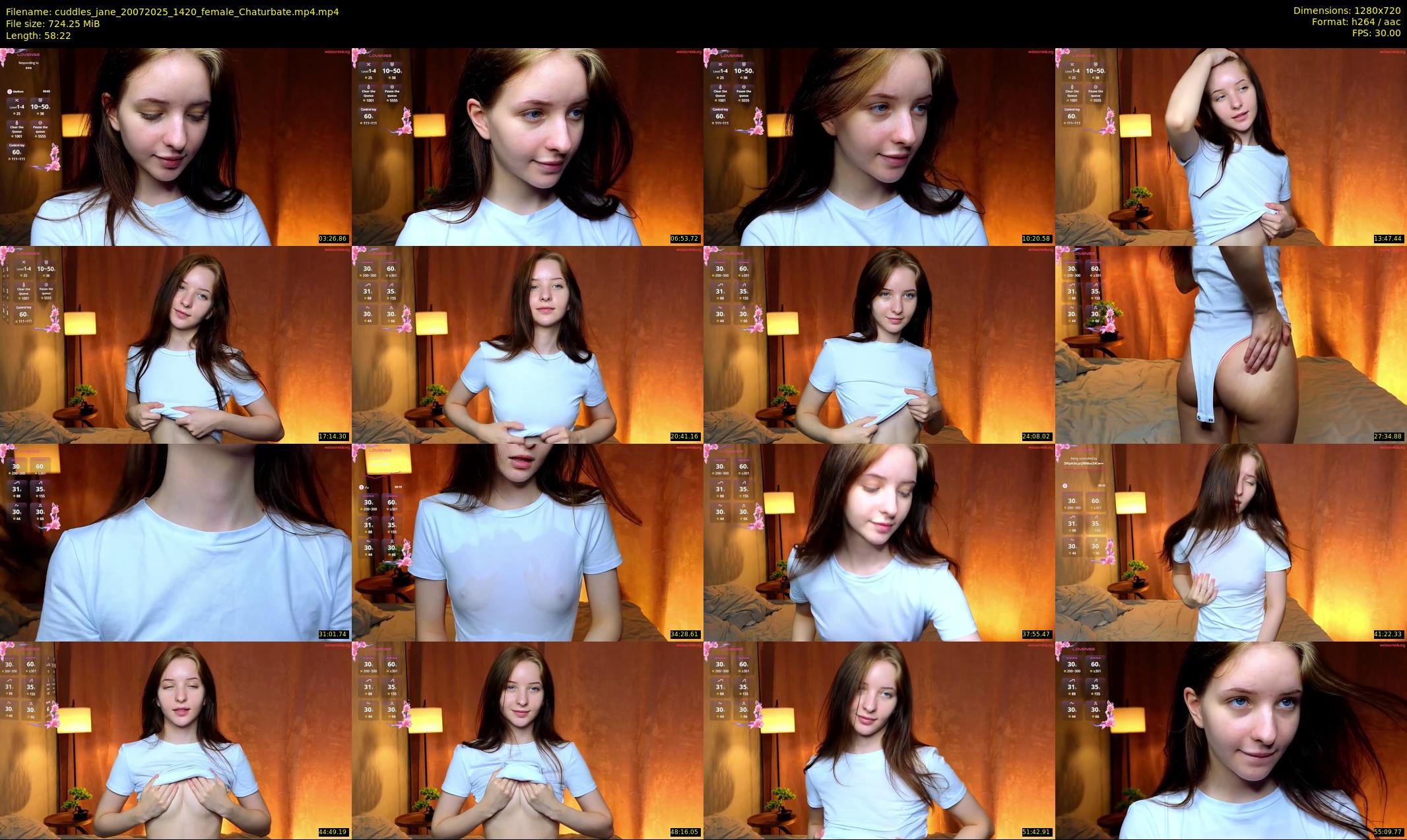 cuddles_jane — 59 minute Chaturbate female cam show recording, 720p, Jul 20, 2025