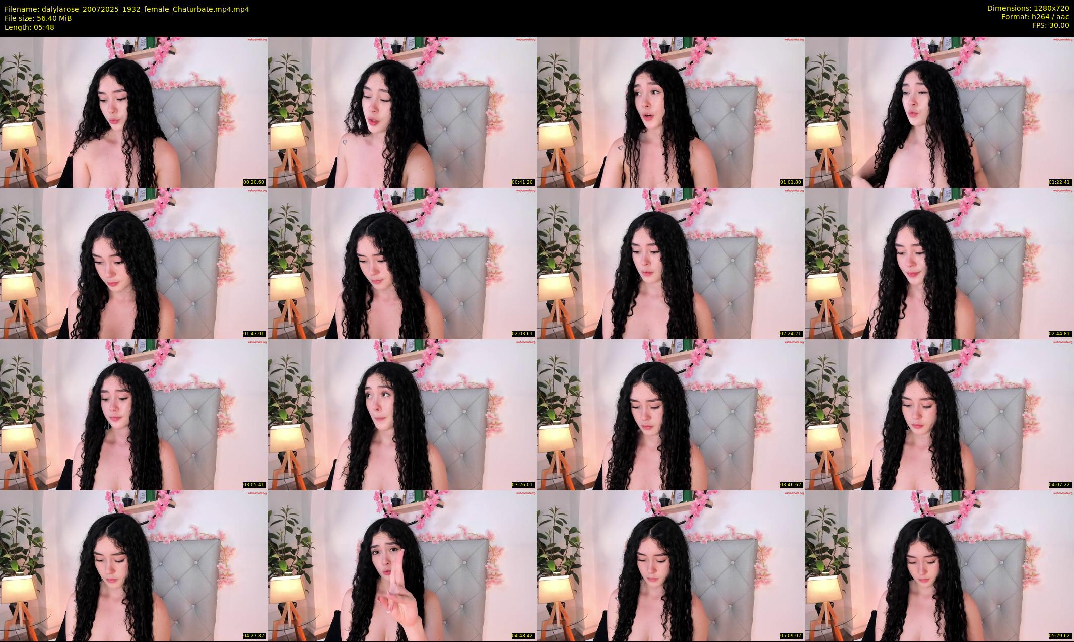 dalylarose — 6 minute Chaturbate female cam show recording, 720p, Jul 20, 2025
