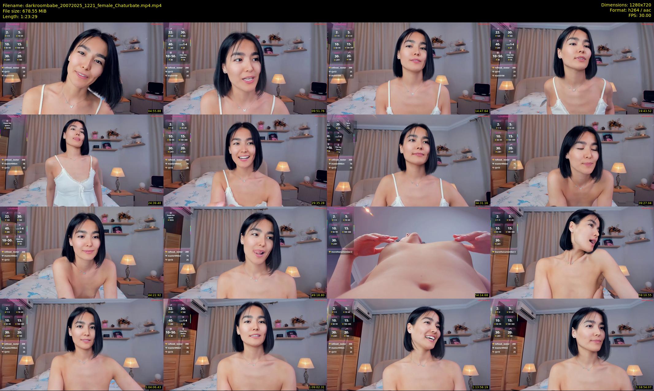 darkroombabe — 84 minute Chaturbate female cam show recording, 720p, Jul 20, 2025