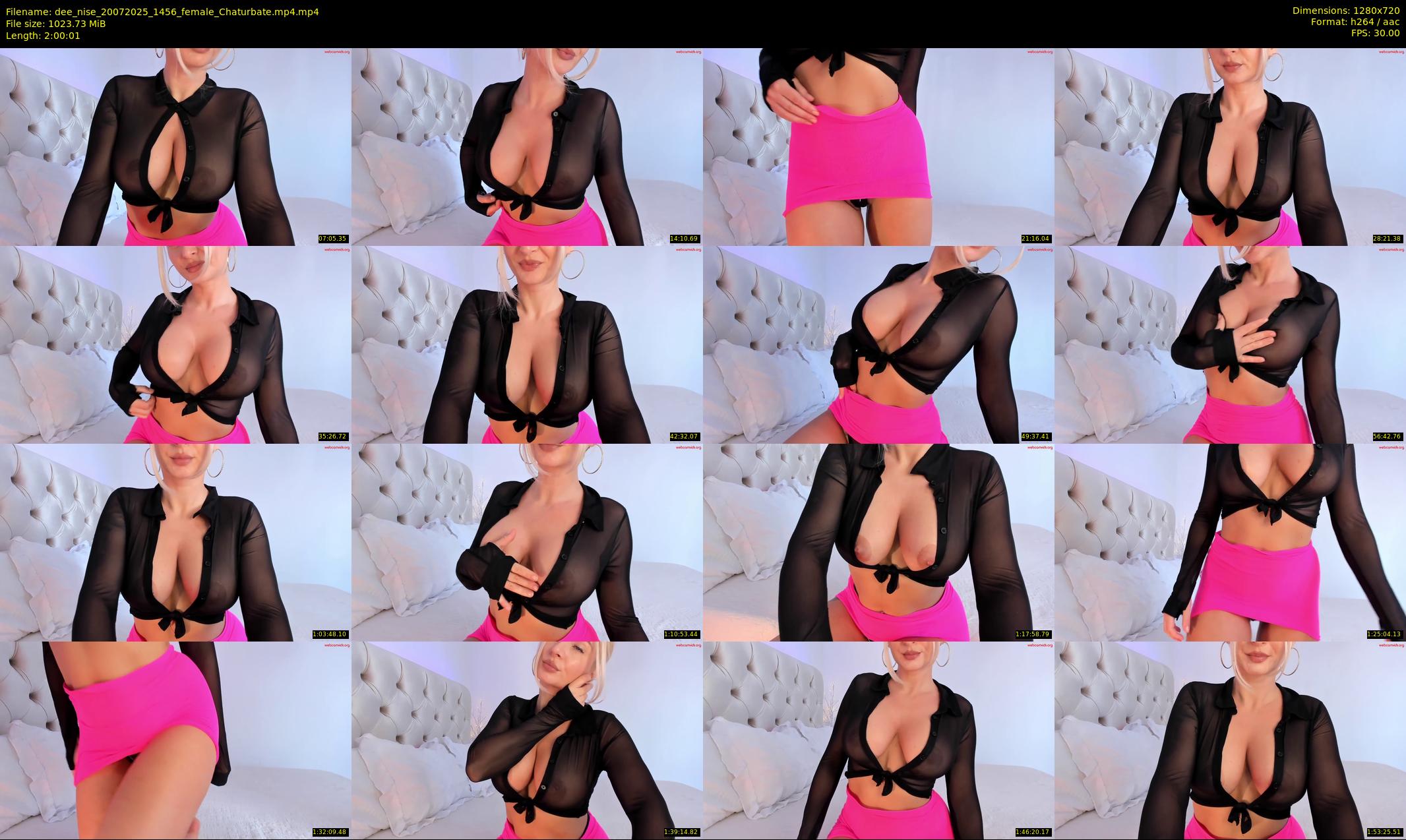 dee_nise — 121 minute Chaturbate female cam show recording, 720p, Jul 20, 2025