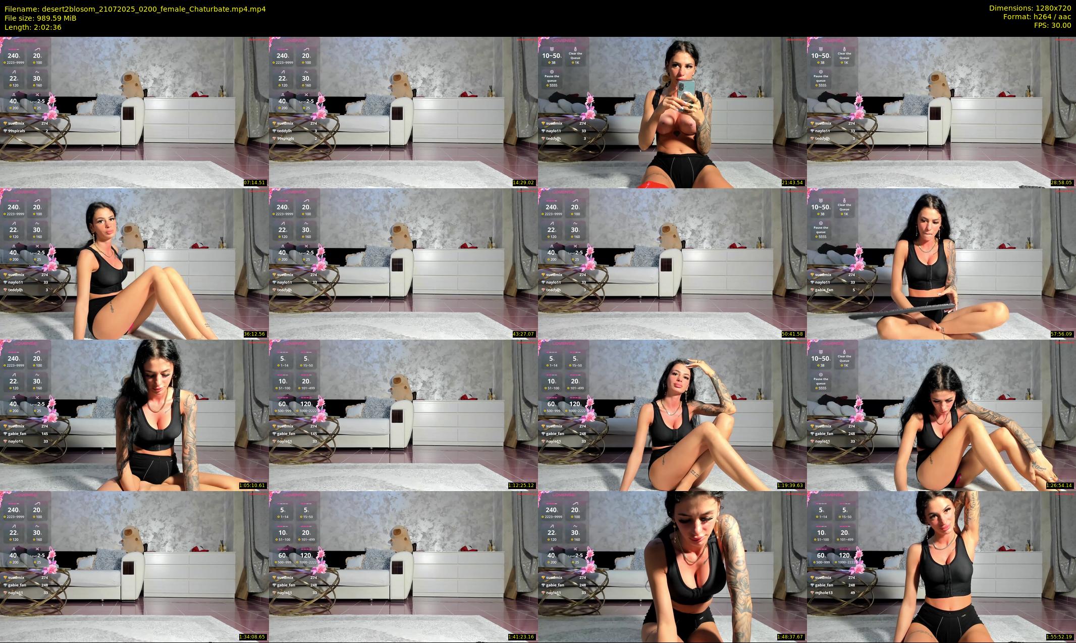 desert2blosom — 123 minute Chaturbate female cam show recording, 720p, Jul 21, 2025
