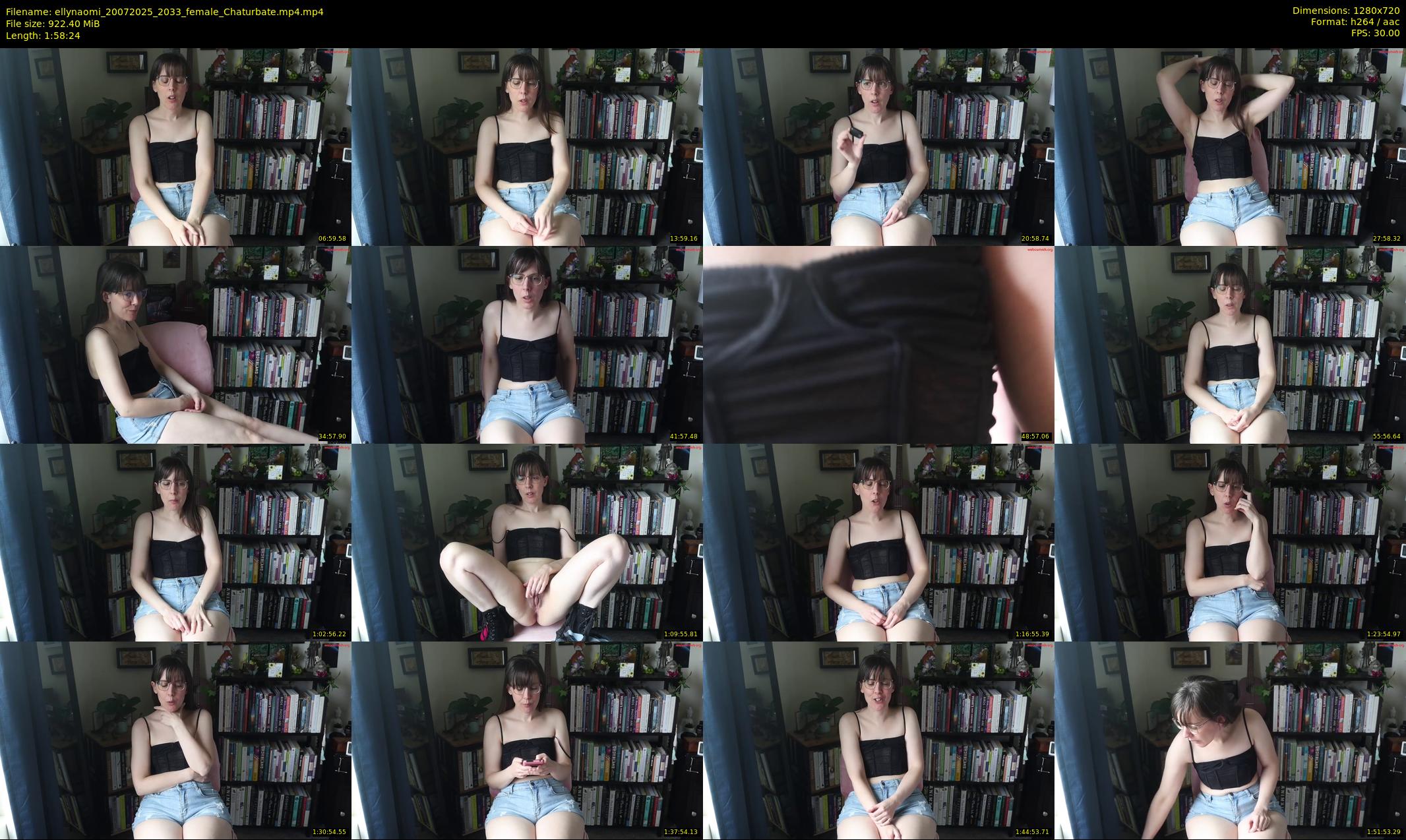 ellynaomi — 119 minute Chaturbate female cam show recording, 720p, Jul 20, 2025