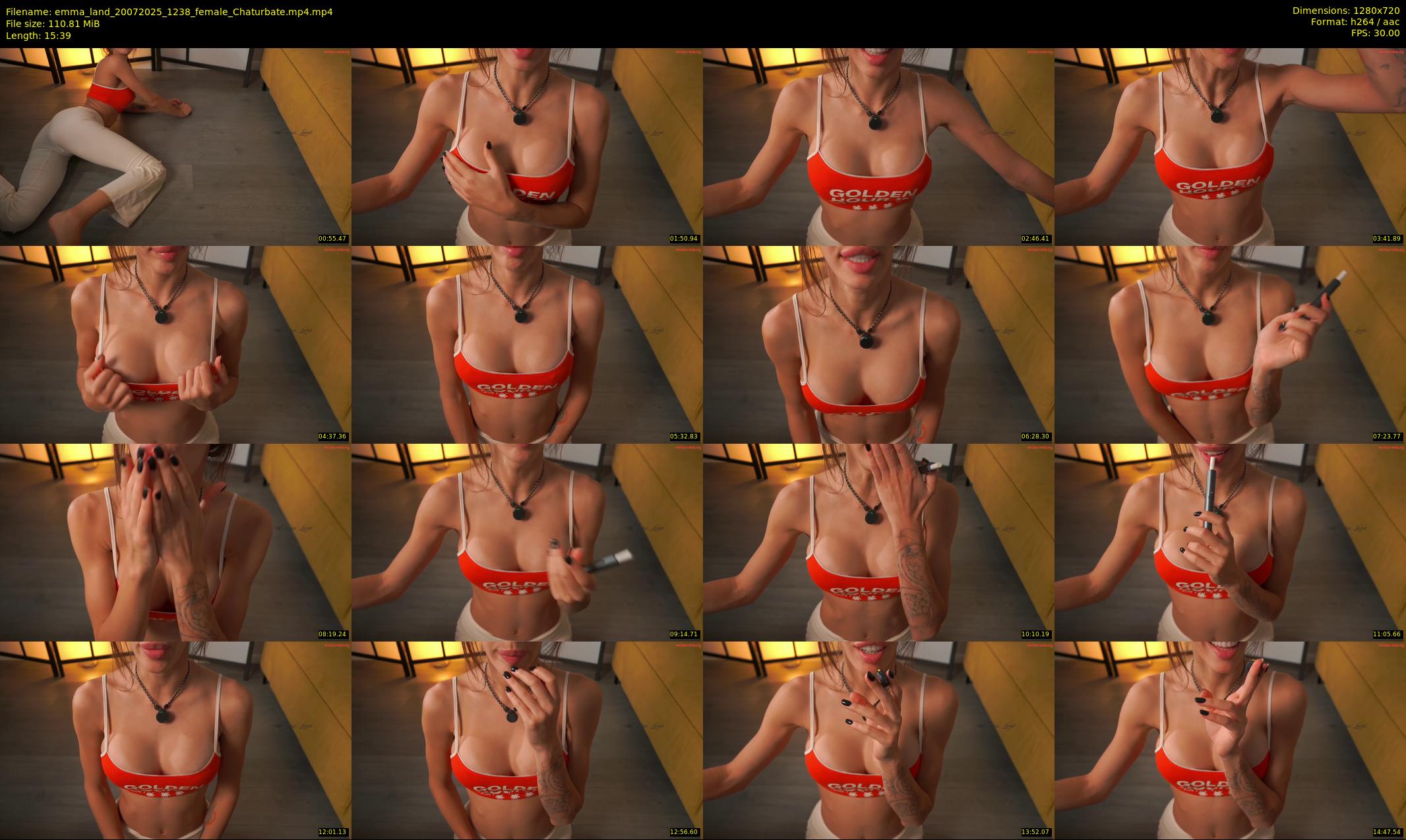 emma_land — 16 minute Chaturbate female cam show recording, 720p, Jul 20, 2025