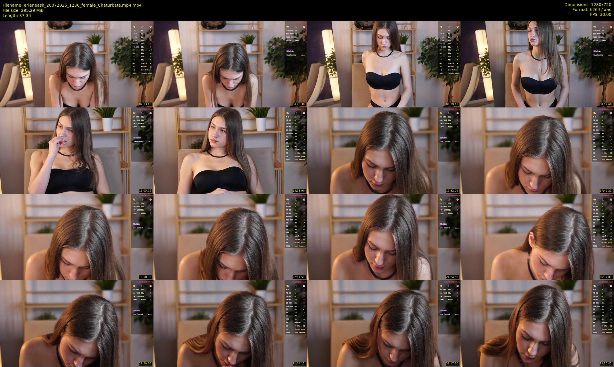 erleneash — 38 minute Chaturbate female cam show recording, 720p, Jul 20, 2025