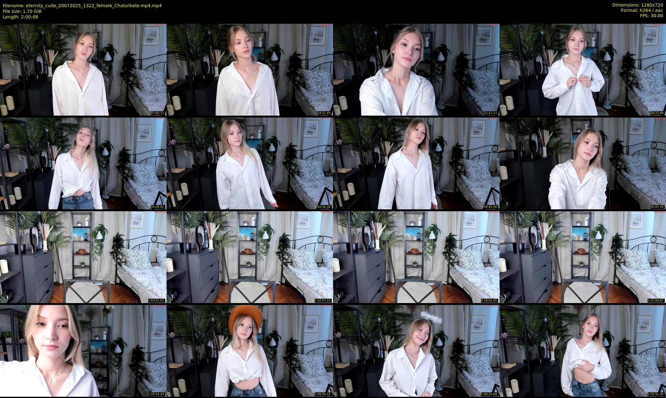 eternity_cuite — 121 minute Chaturbate female cam show recording, 720p, Jul 20, 2025