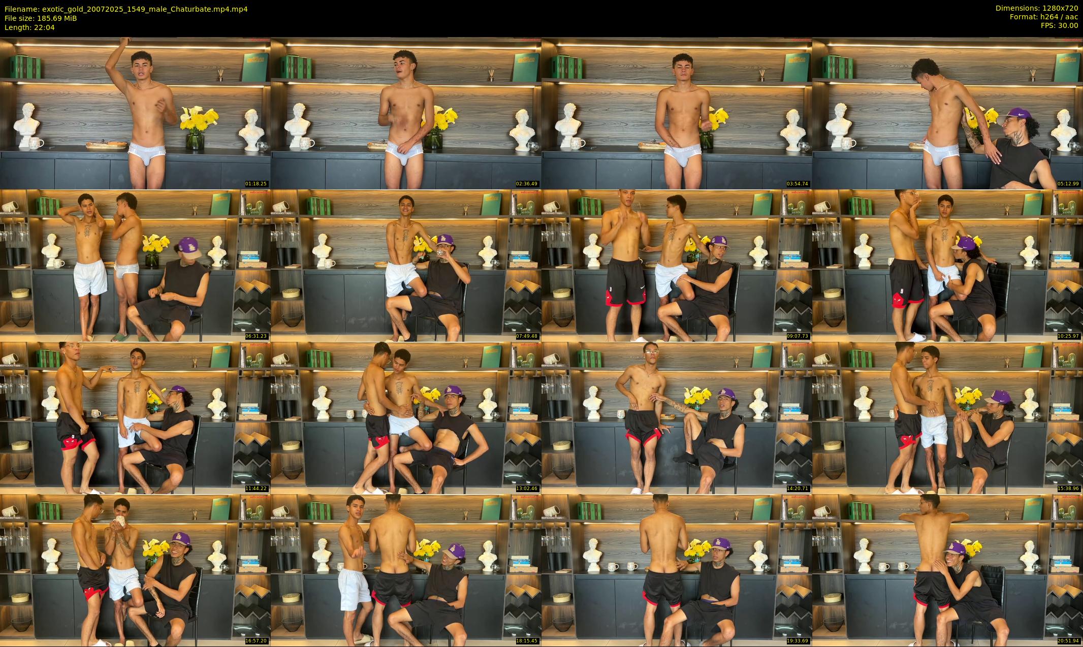 exotic_gold — 23 minute Chaturbate male cam show recording, 720p, Jul 20, 2025