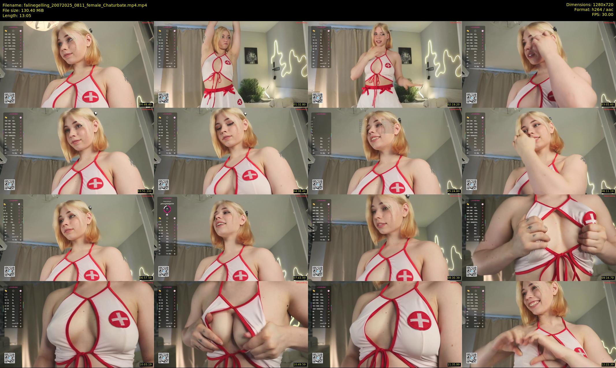 falinegelling — 14 minute Chaturbate female cam show recording, 720p, Jul 20, 2025