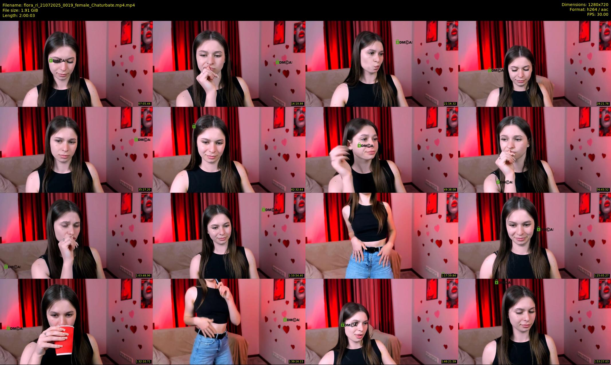 flora_ri — 121 minute Chaturbate female cam show recording, 720p, Jul 21, 2025