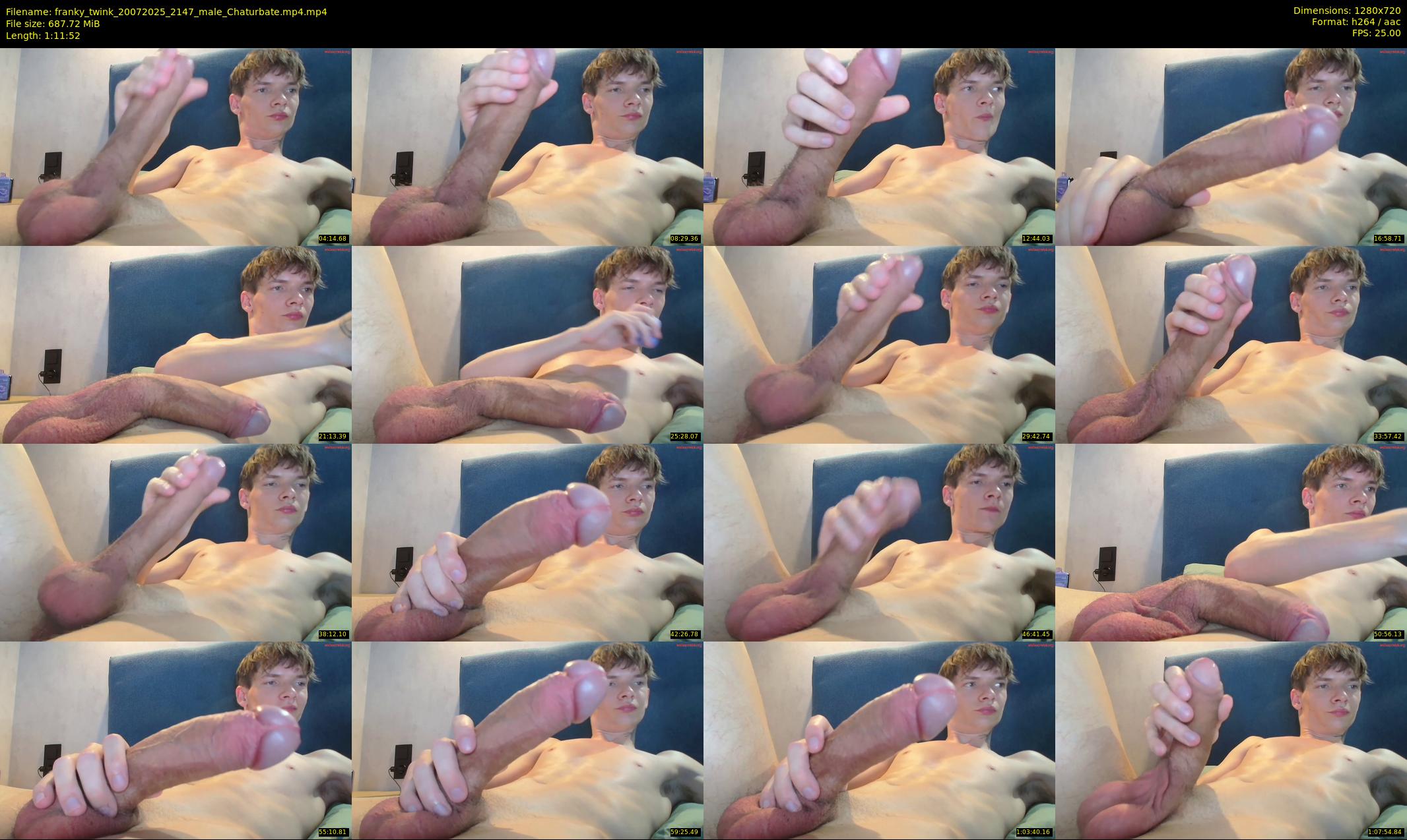 franky_twink — 72 minute Chaturbate male cam show recording, 720p, Jul 20, 2025