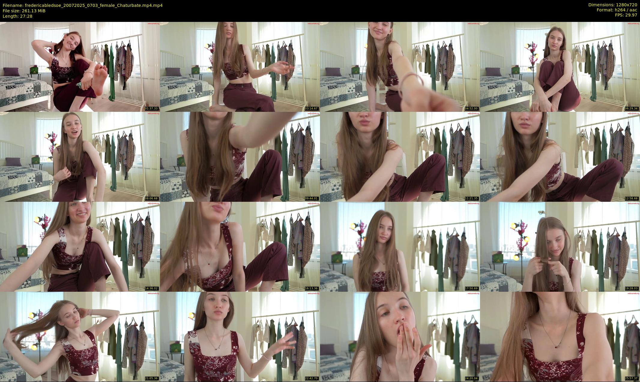 fredericabledsoe — 28 minute Chaturbate female cam show recording, 720p, Jul 20, 2025