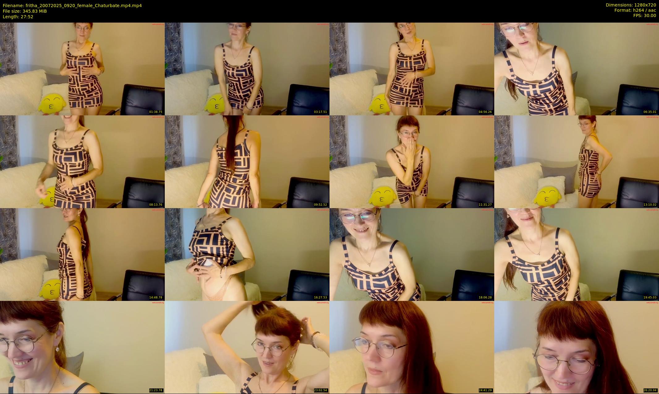 fritha — 28 minute Chaturbate female cam show recording, 720p, Jul 20, 2025