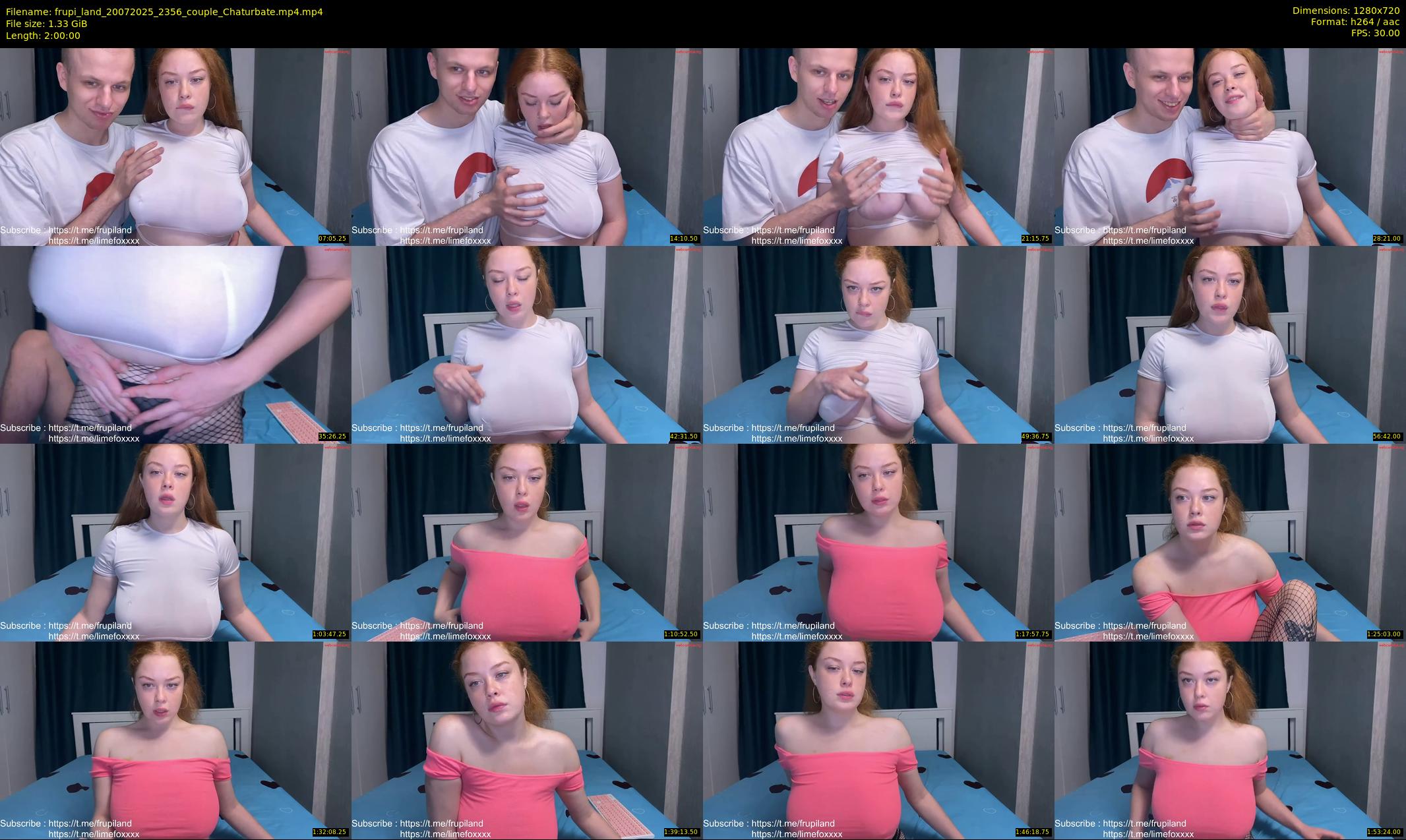 frupi_land — 120 minute Chaturbate couple cam show recording, 720p, Jul 20, 2025