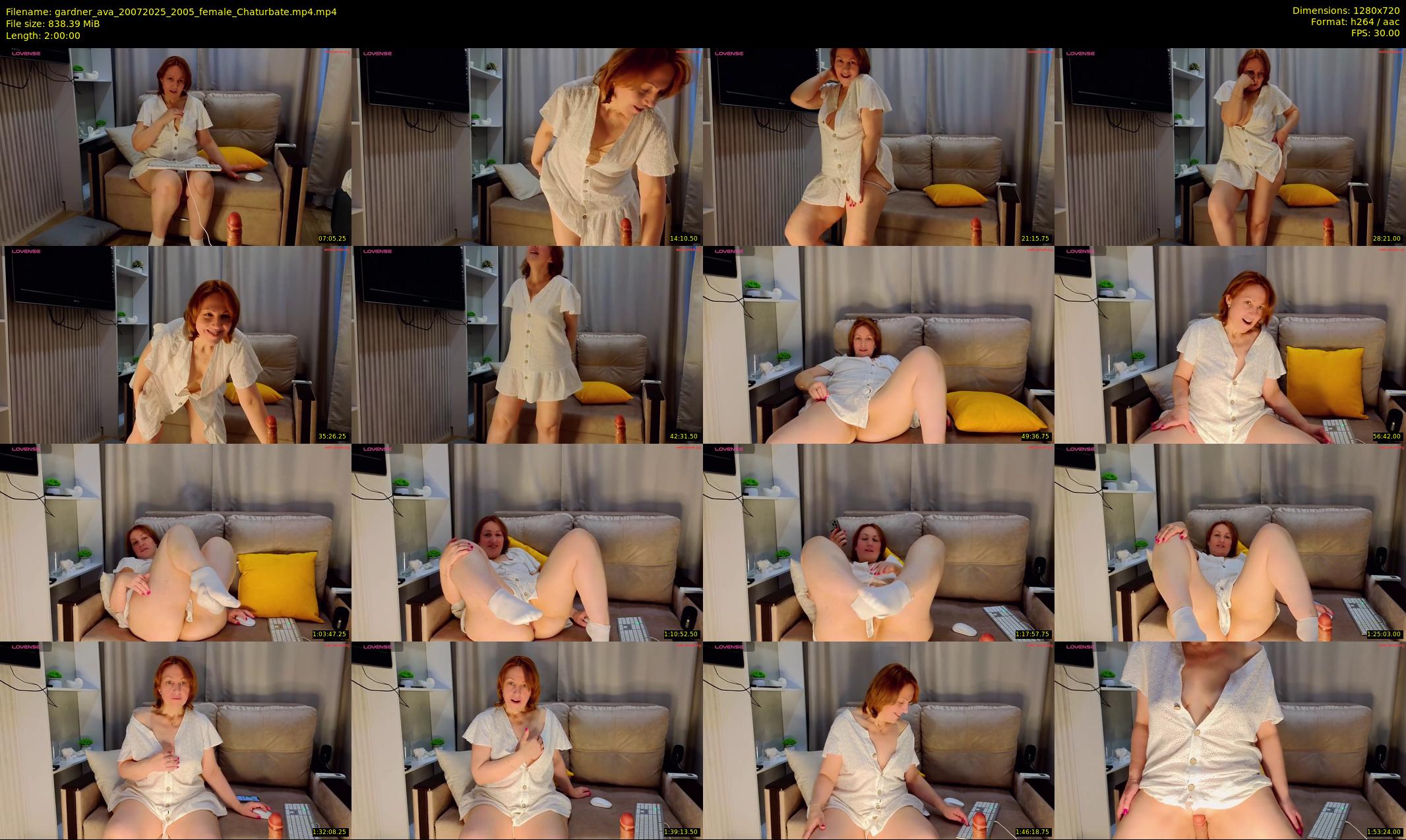 gardner_ava — 120 minute Chaturbate female cam show recording, 720p, Jul 20, 2025