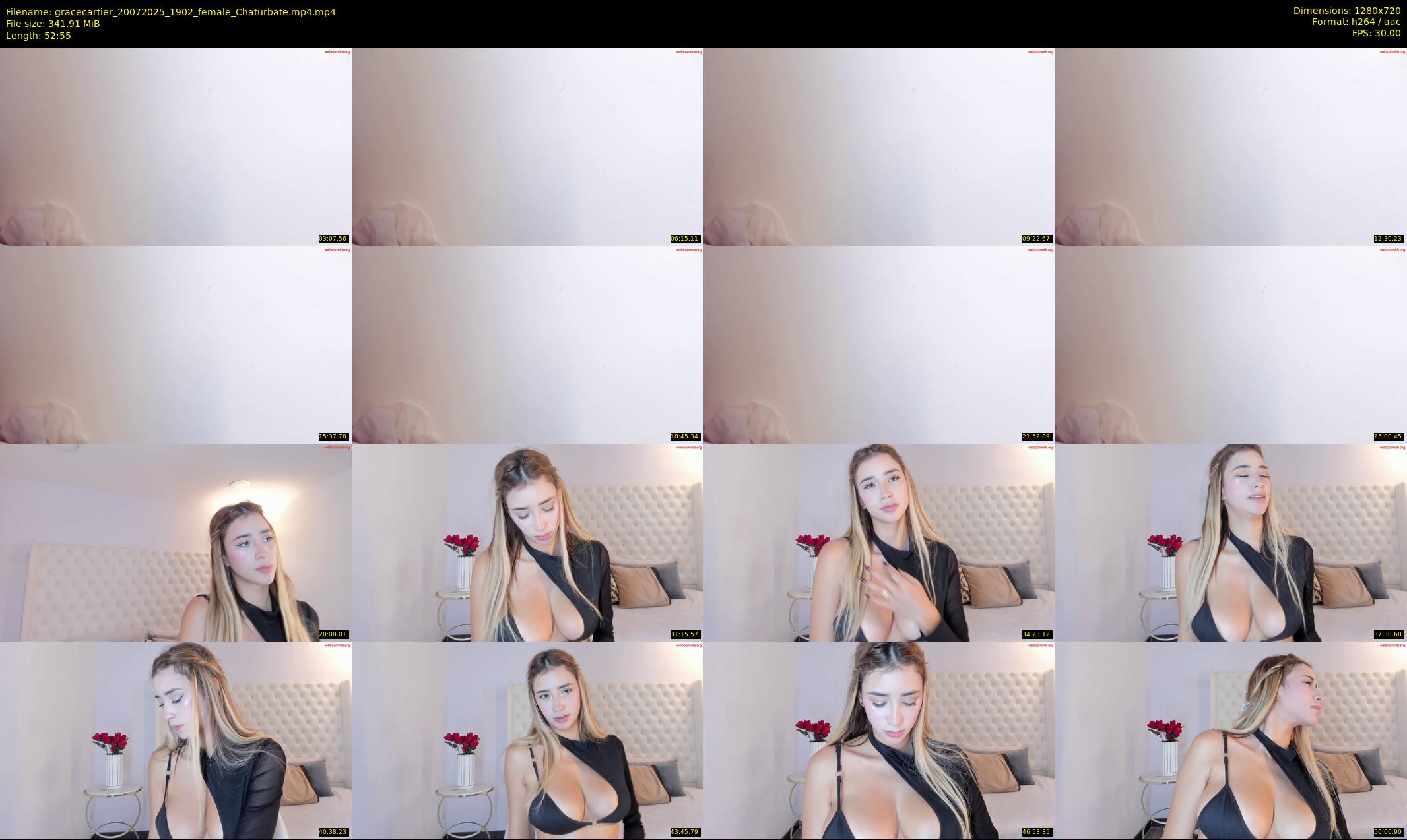 gracecartier — 53 minute Chaturbate female cam show recording, 720p, Jul 20, 2025
