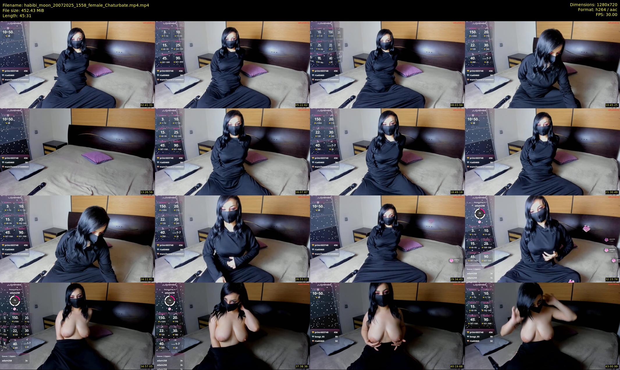 habibi_moon — 46 minute Chaturbate female cam show recording, 720p, Jul 20, 2025
